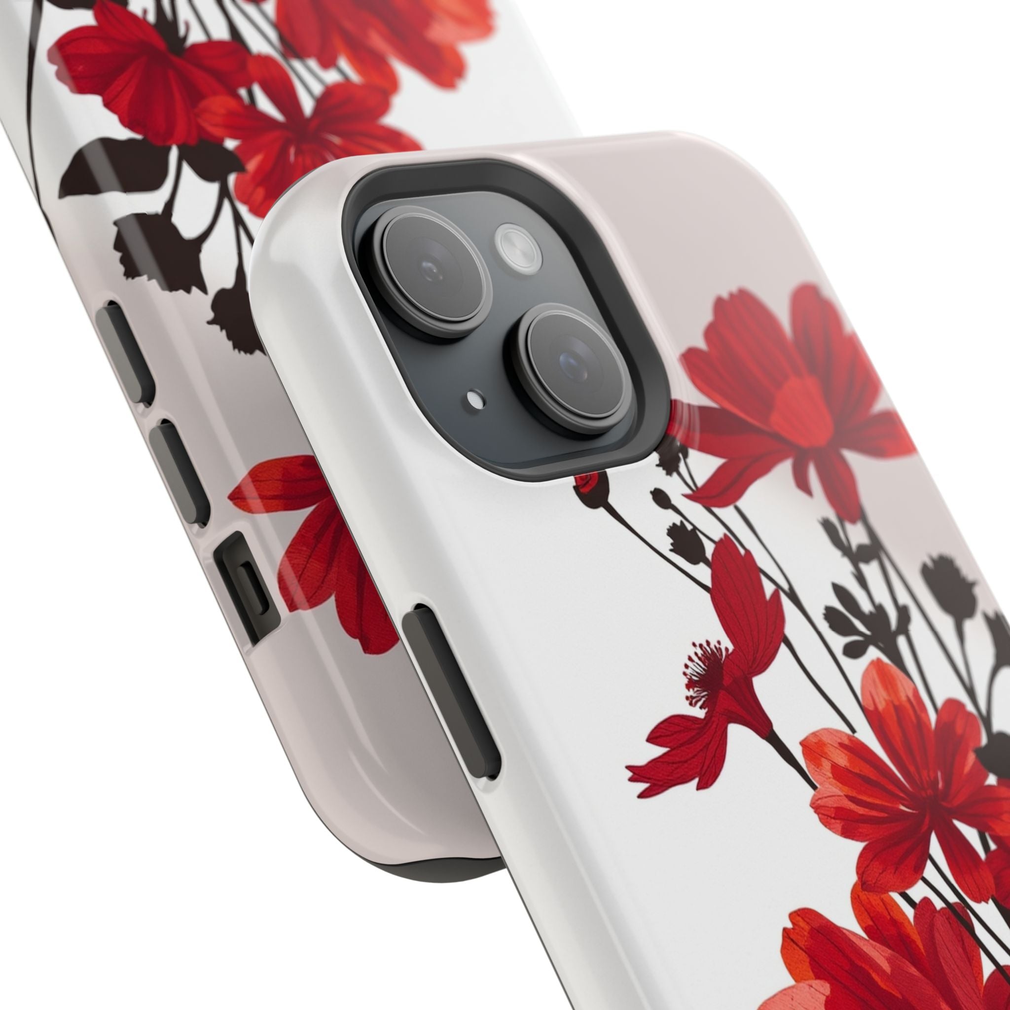 iPhone Floral Silhouette Cinematic Art Slim Snap Case · iPhone Case