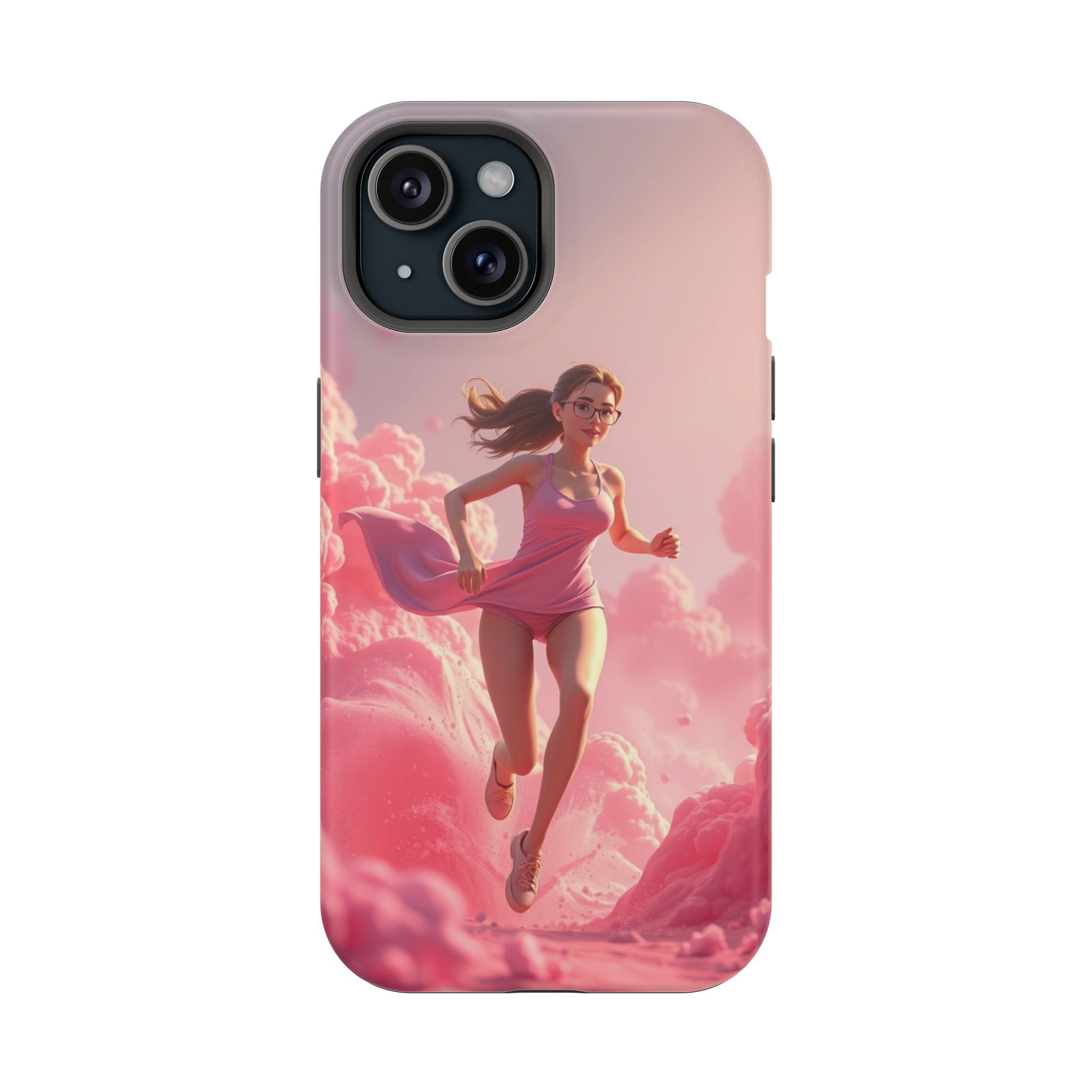 iPhone on Fumes 3D Digital Bold Modern Everyday Snap Case · iPhone Case