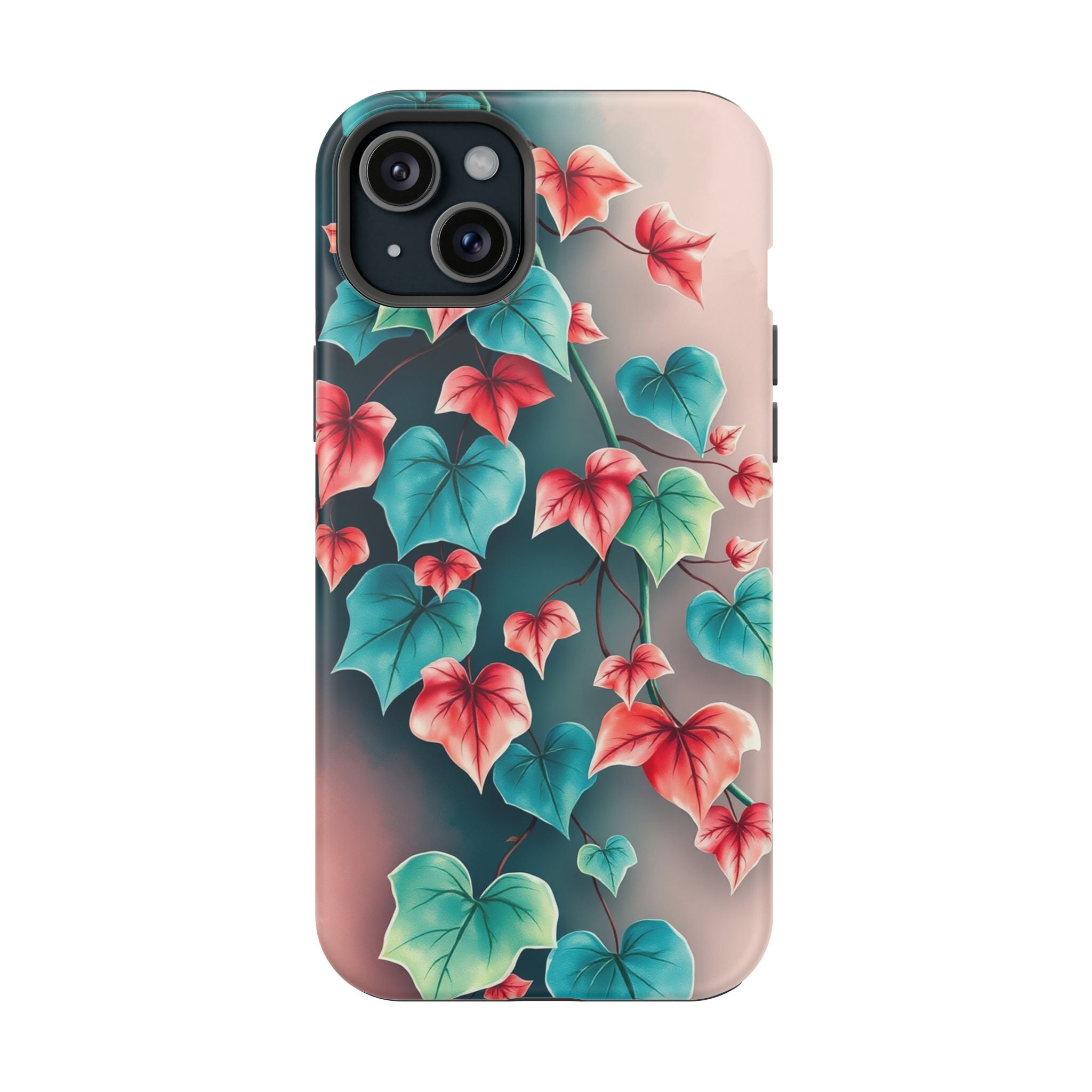 iPhone Art Nouveau Vine Teal And Coral Slim Snap Case · iPhone Case