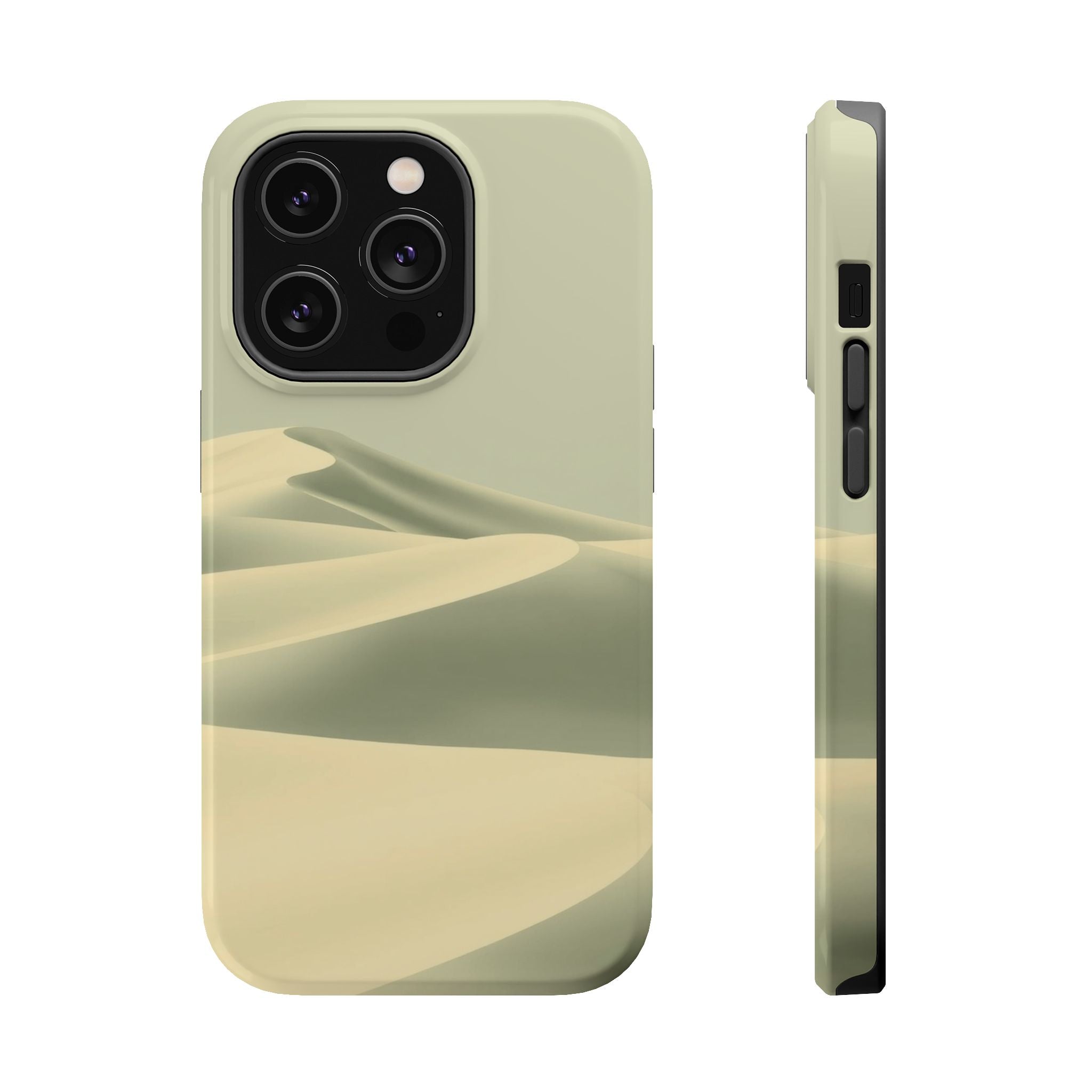 iPhone Sage And Ivory Desert Dunes Bold Modern Everyday Snap Case · iPhone Case