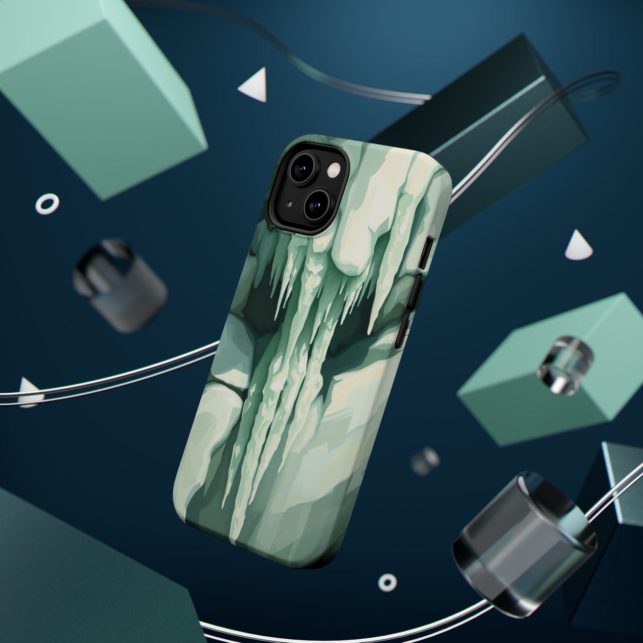 iPhone Earthy Icicle Formation Design Slim Everyday Designer Case · iPhone Case