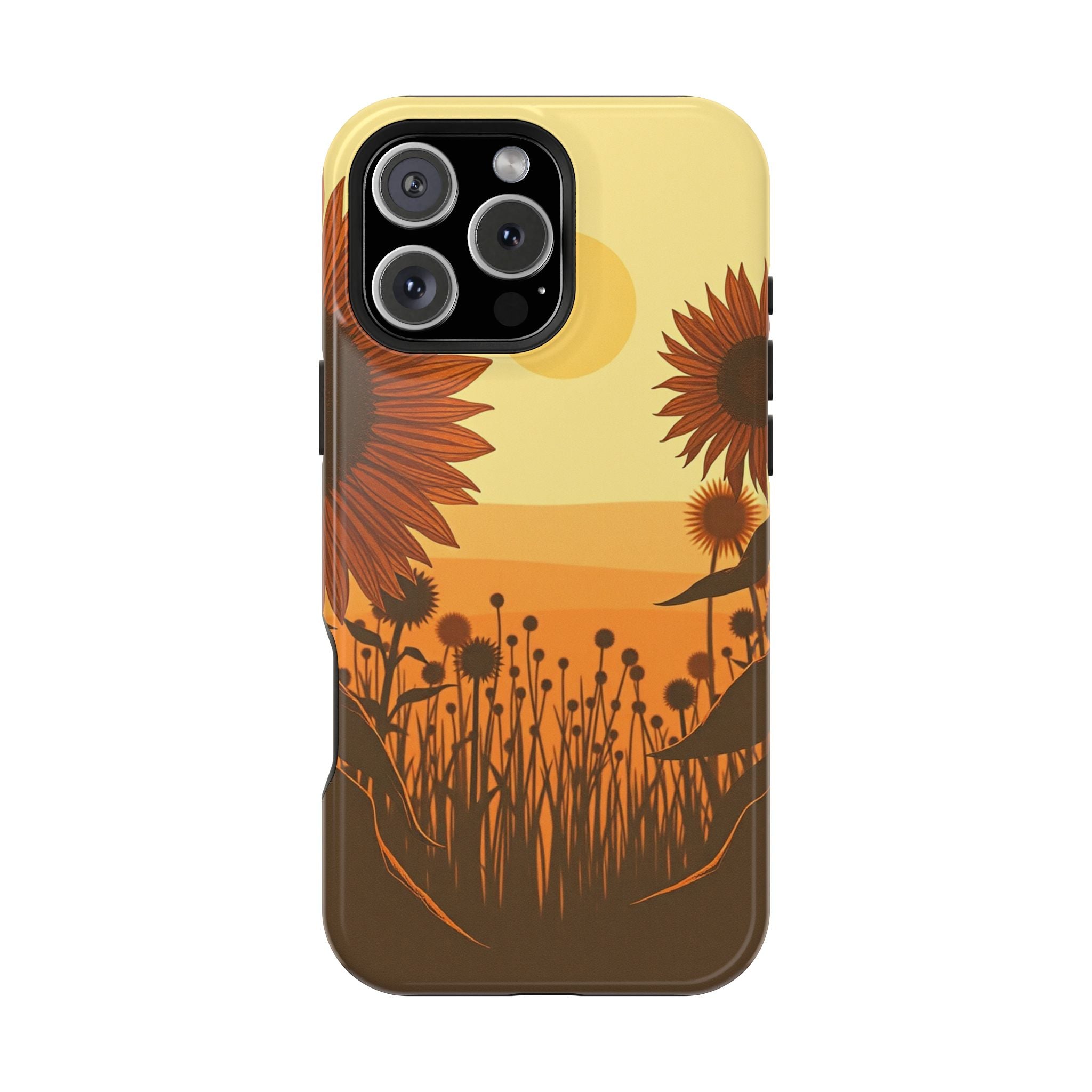 iPhone Serene Sunflower Prairie Design Slim Everyday Designer Case · iPhone Case