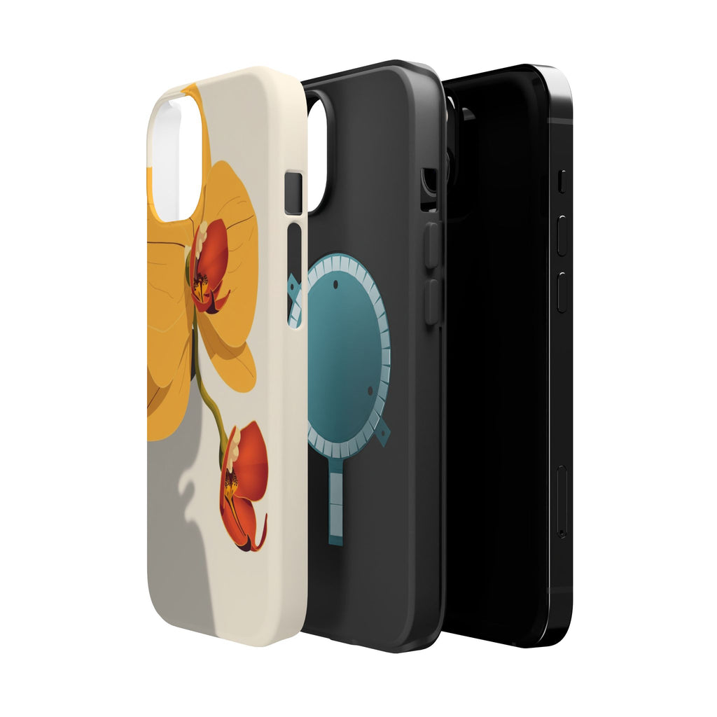 iPhone Vibrant Orchid Study Design Bold Modern Everyday Snap Case · iPhone Case