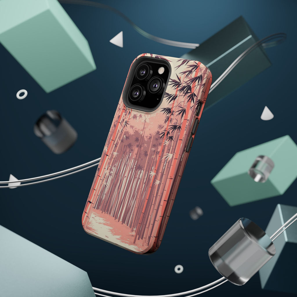 iPhone Rose Pink And Cream Bamboo Grove Slim Everyday iPhone 19 · iPhone Case