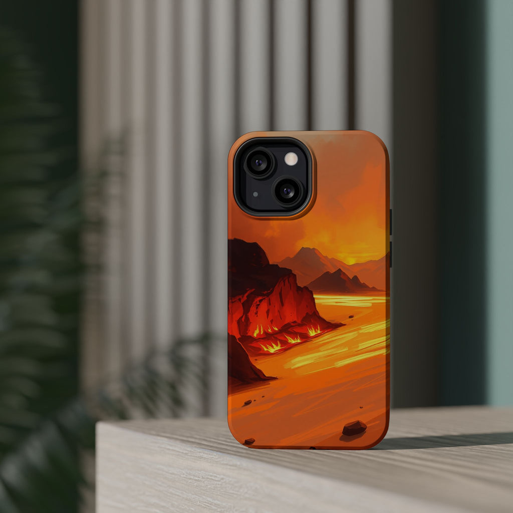 iPhone Burnt Orange And Sand Wildfire Glow Slim iPhone Everyday · iPhone Case