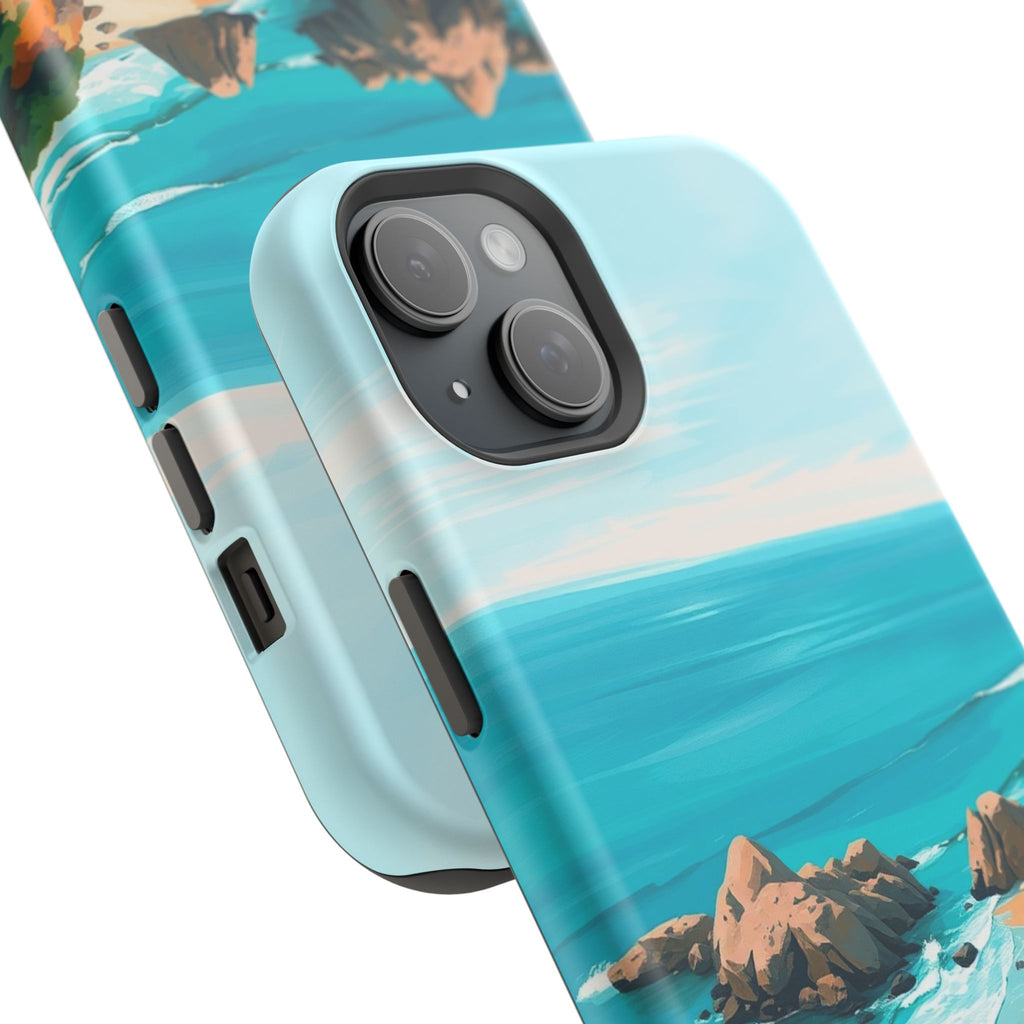 iPhone Pebble Beach Cinematic Art Bold Modern Everyday Snap Case · iPhone Case