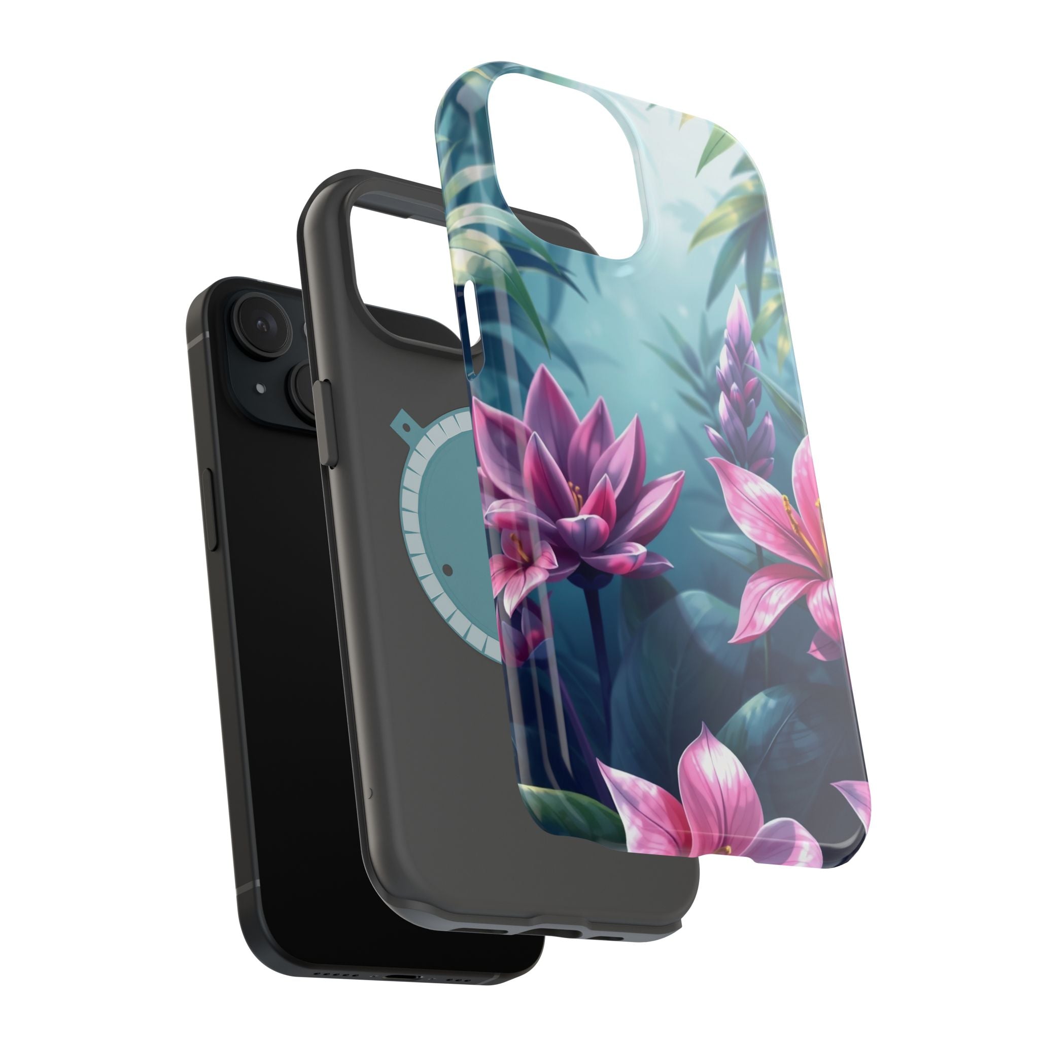 iPhone Indigo And Violet Jungle Floral Slim Everyday Designer Case · iPhone Case