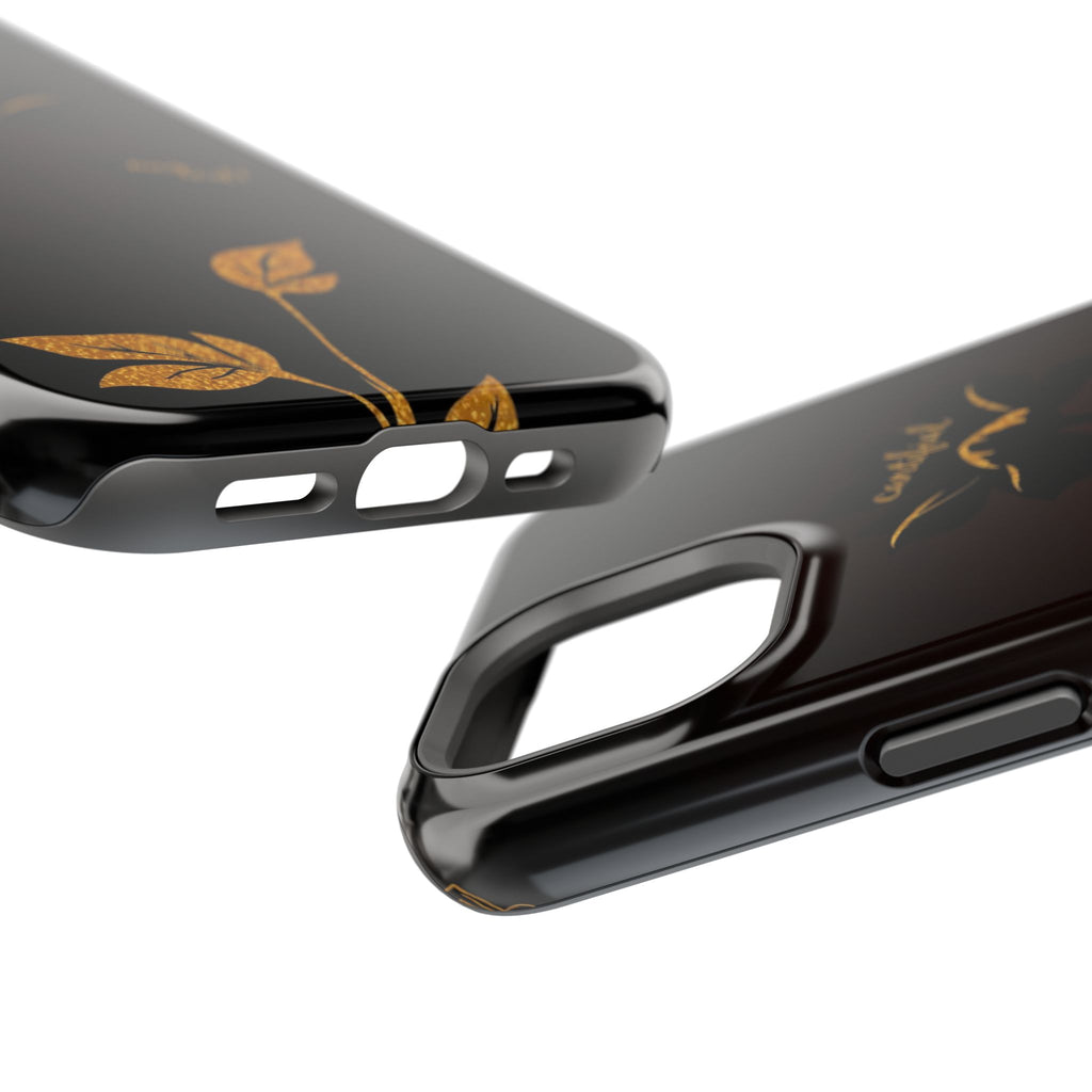 iPhone Earthy Floral Silhouette Design Slim Everyday Designer Case · iPhone Case