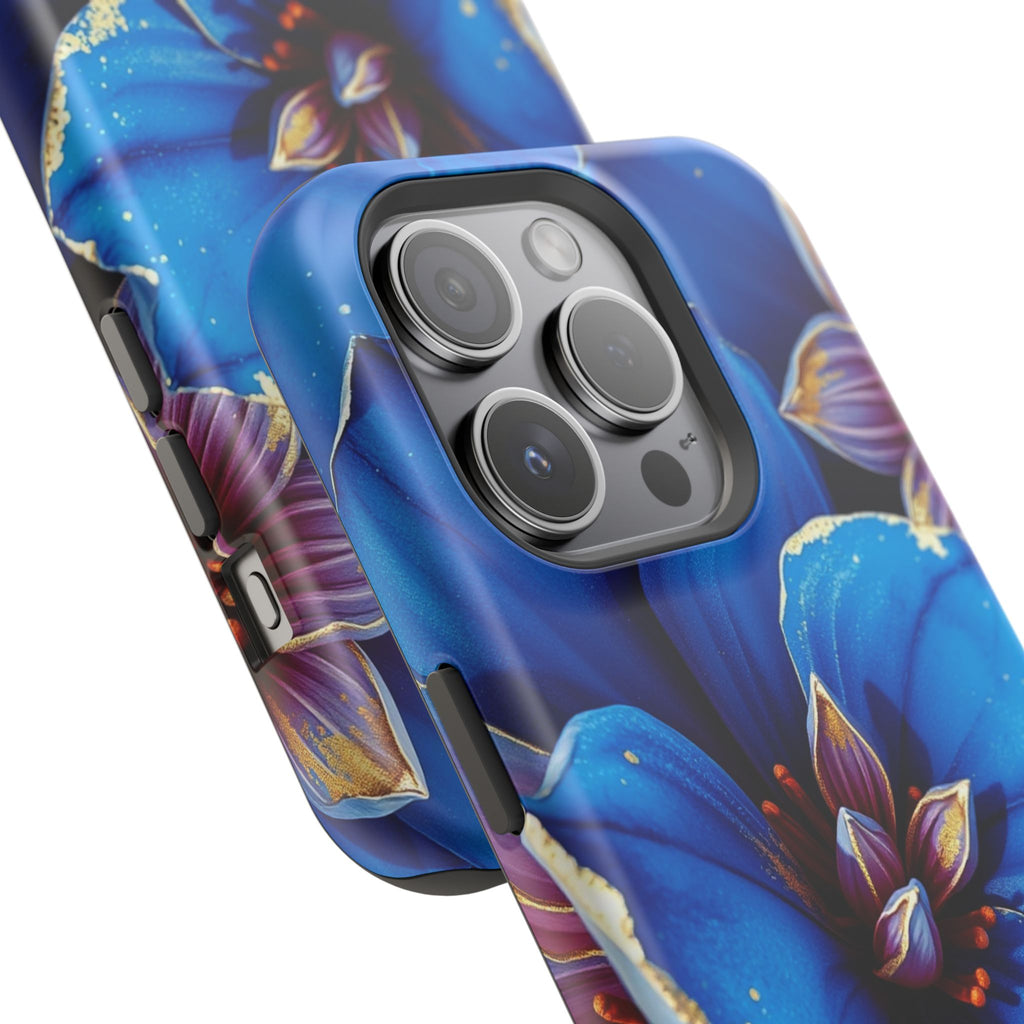 iPhone Floral Gold Foil Serene Design Slim Snap Case Ga · iPhone Case
