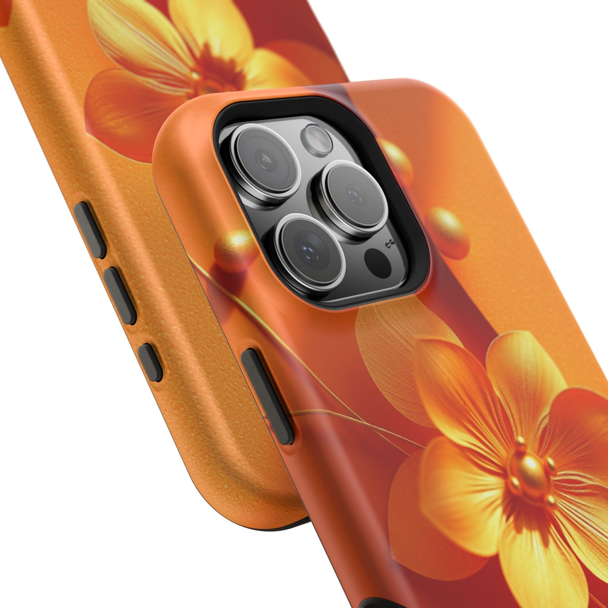 iPhone Floral Geometric Gold Foil Luxury Slim Everyday iPhone Designer · iPhone
