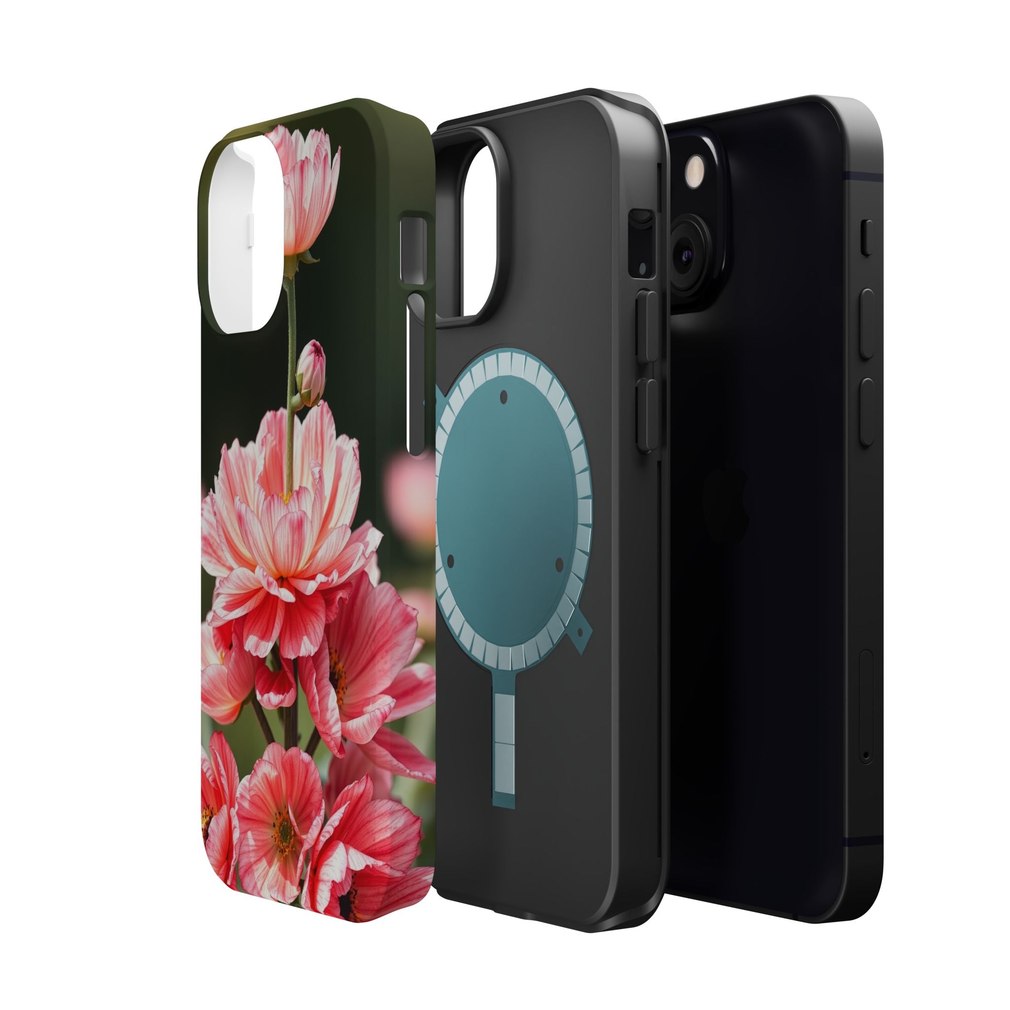 iPhone Ranunculus Stack Vibrant Watercolor Slim Snap Case · iPhone Case