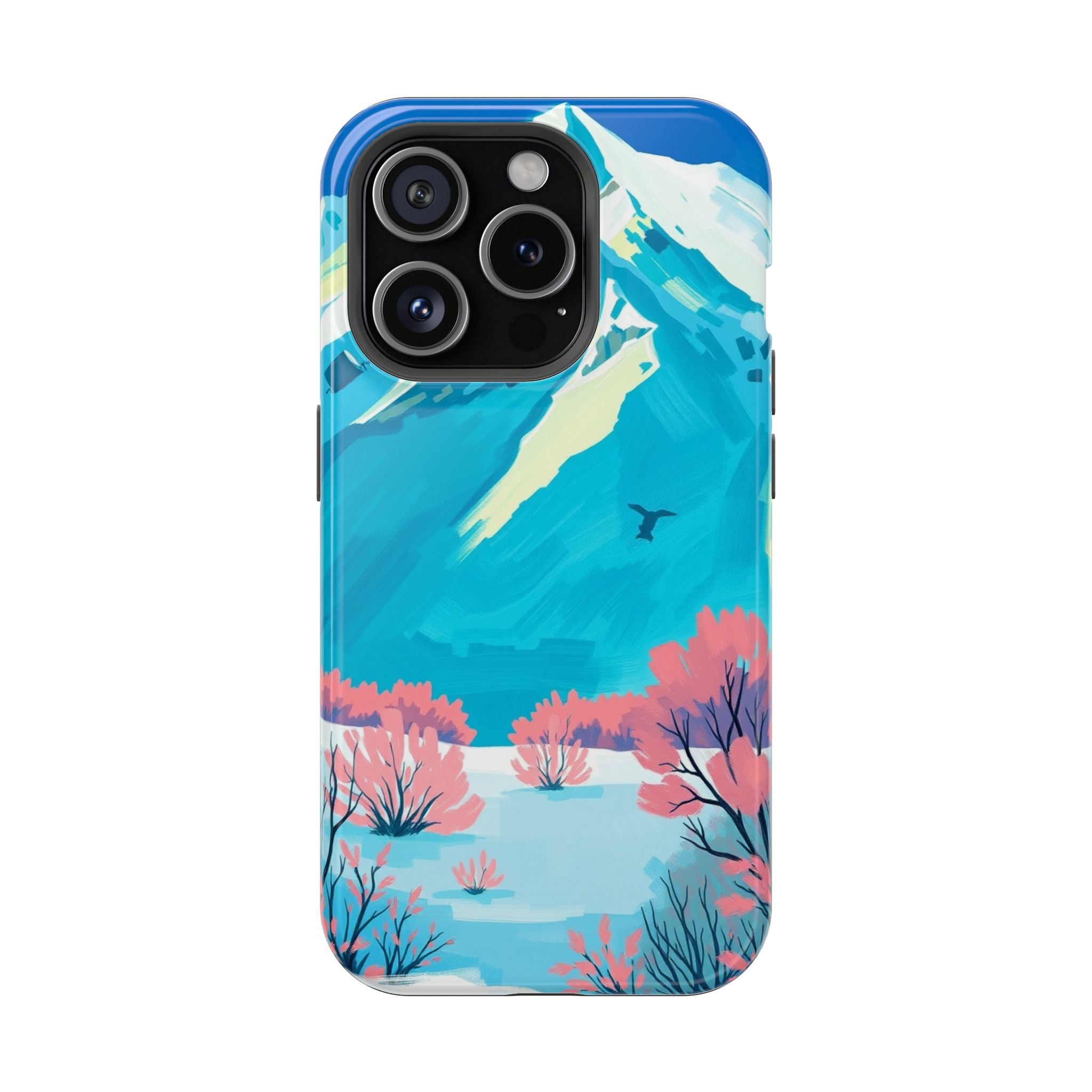 iPhone Snow Field Electric Art Slim Everyday Designer Case · iPhone Case