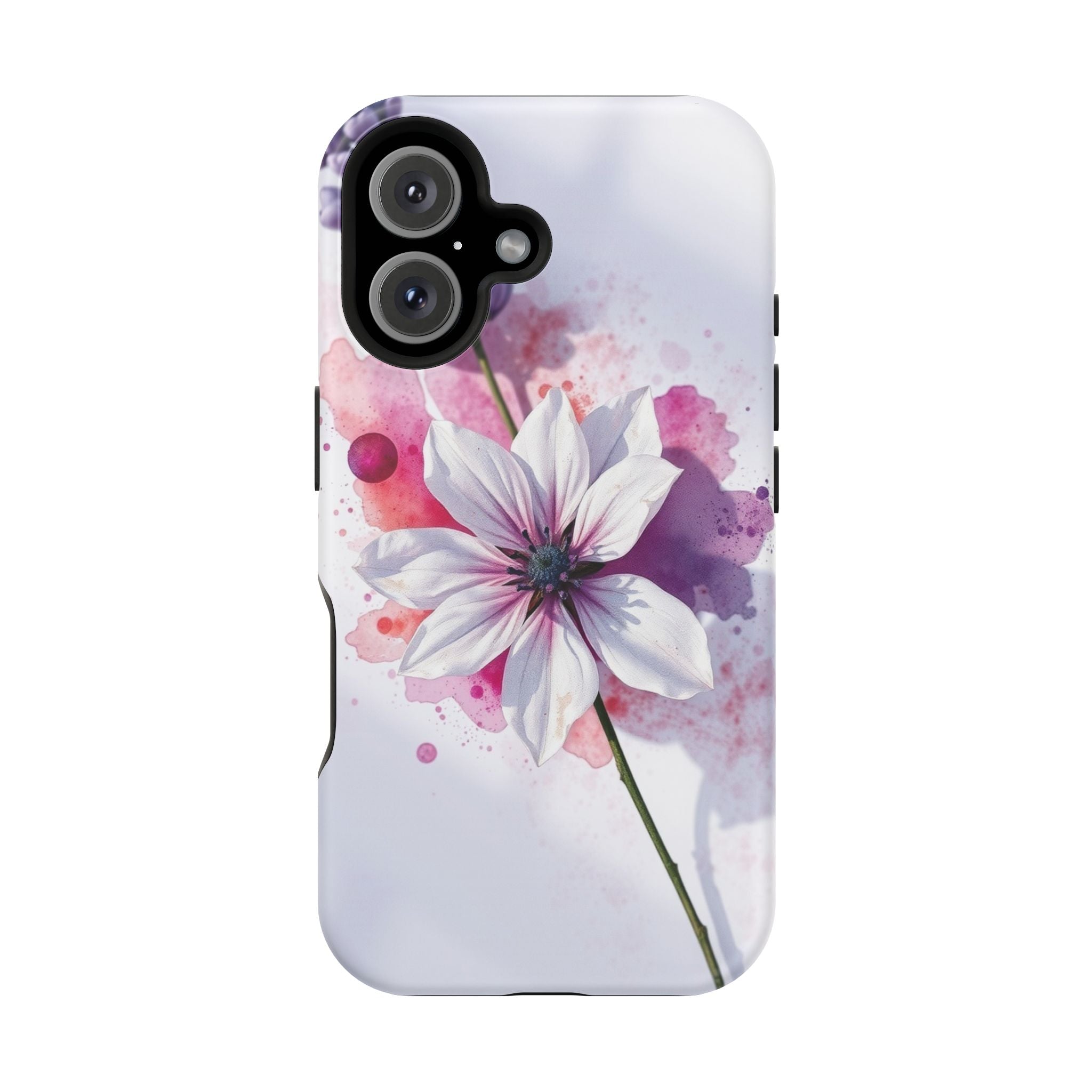 iPhone Floral Watercolor Splash Bold Art Slim Everyday iPhone 15 · iPhone Case