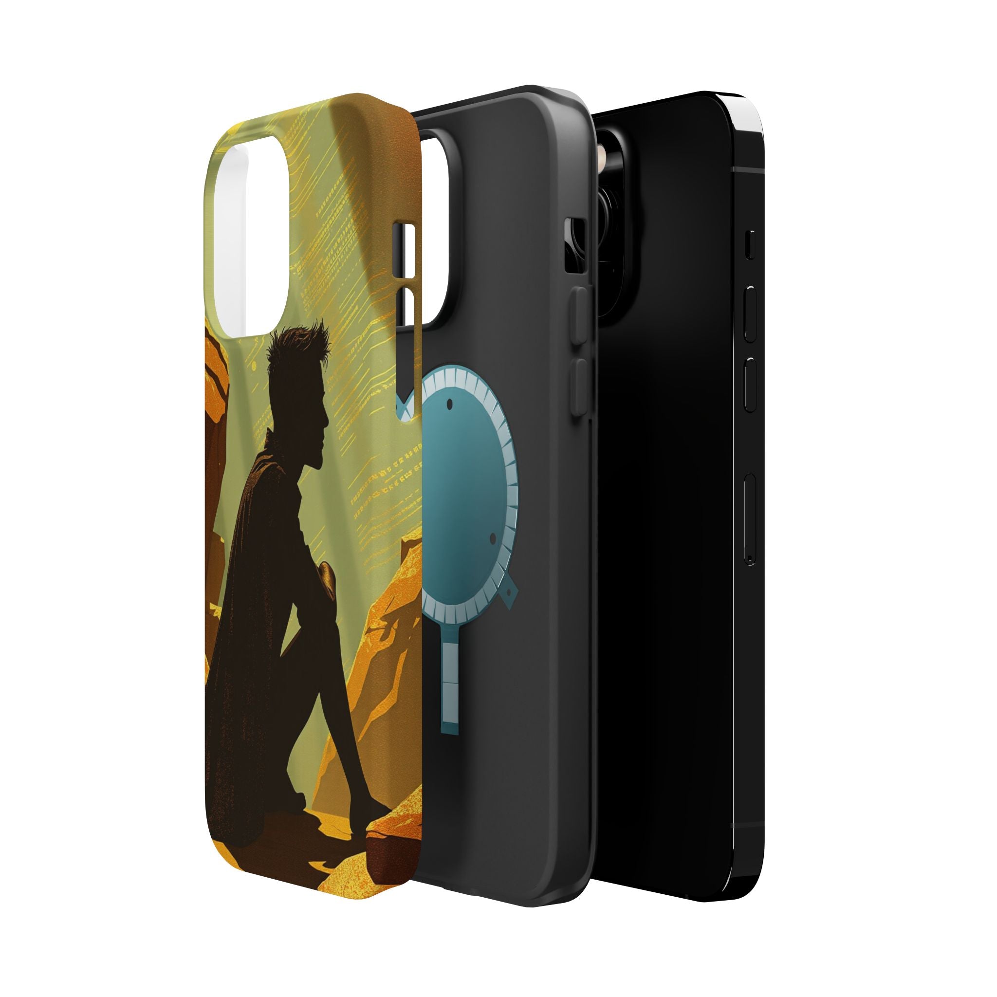 iPhone Mustard And Rust Overthinking Again Slim Everyday Designer Case · iPhone