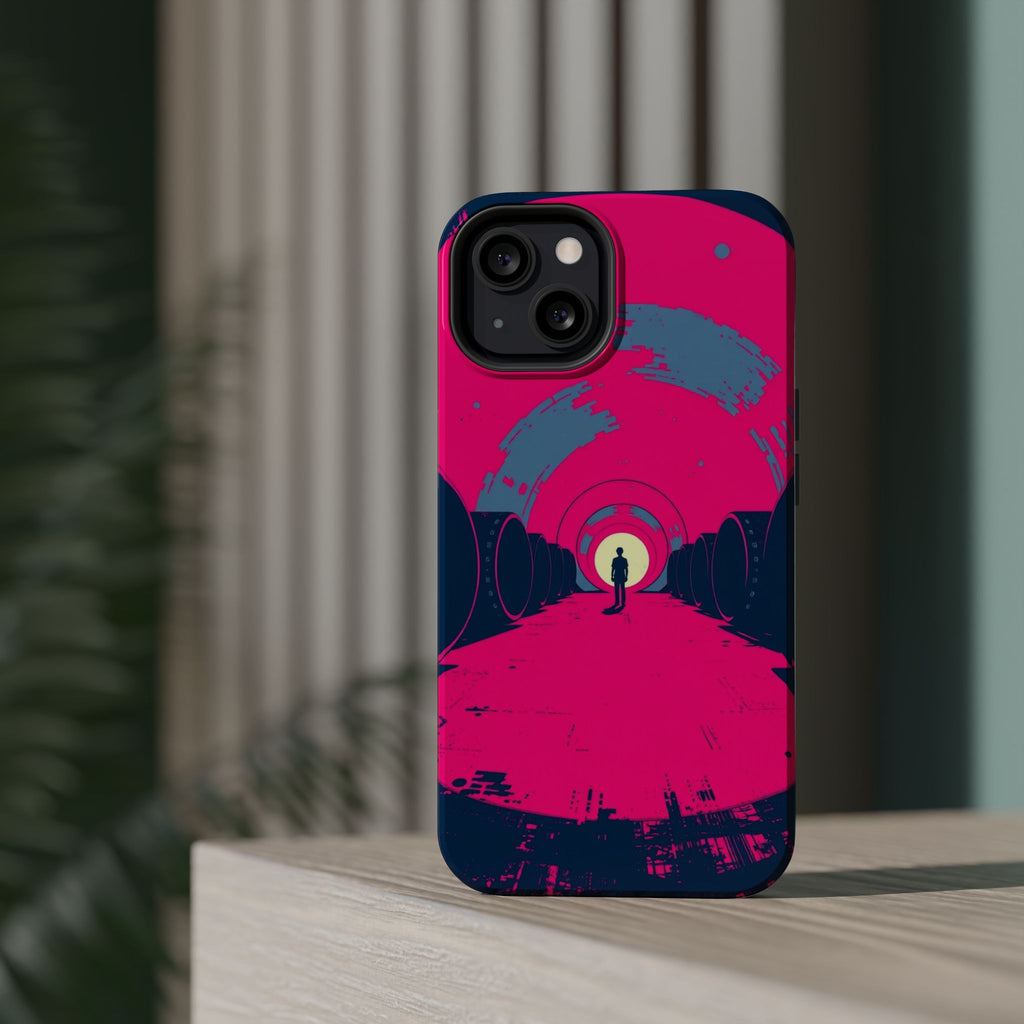 iPhone 1960s Mod Circles Bold Art Bold Modern Everyday Snap Case · iPhone Case