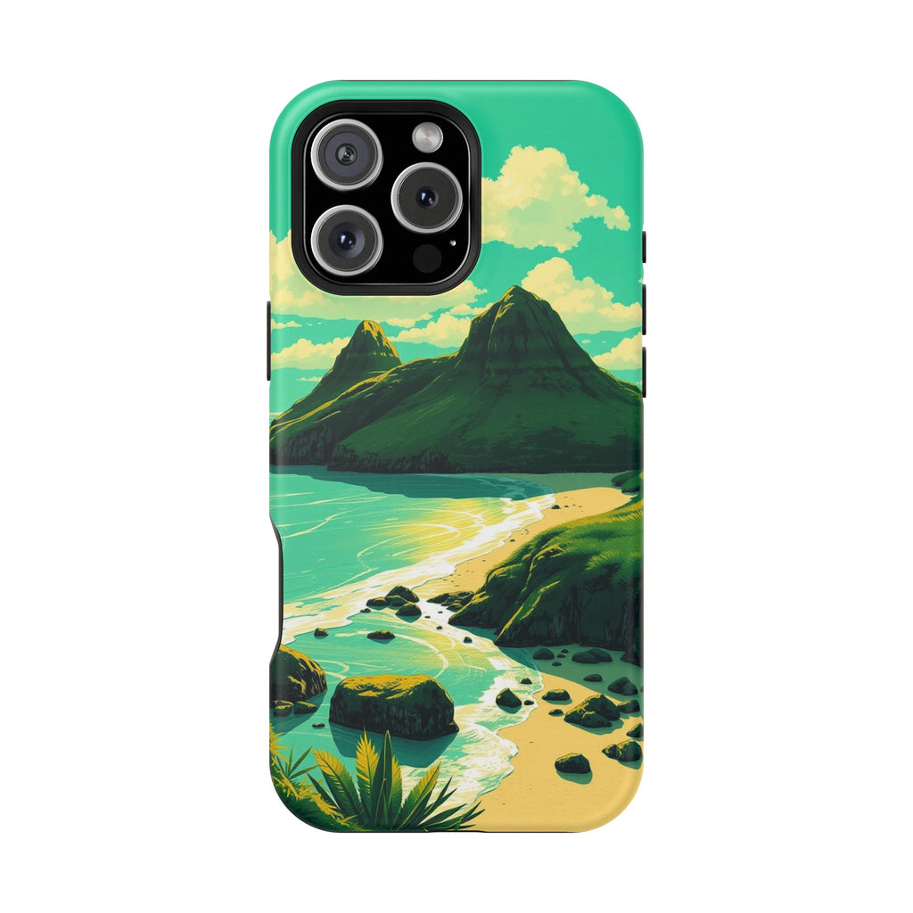 iPhone Hibiscus Coast Hand-Drawn Sketch Slim Everyday iPhone Designer · iPhone C