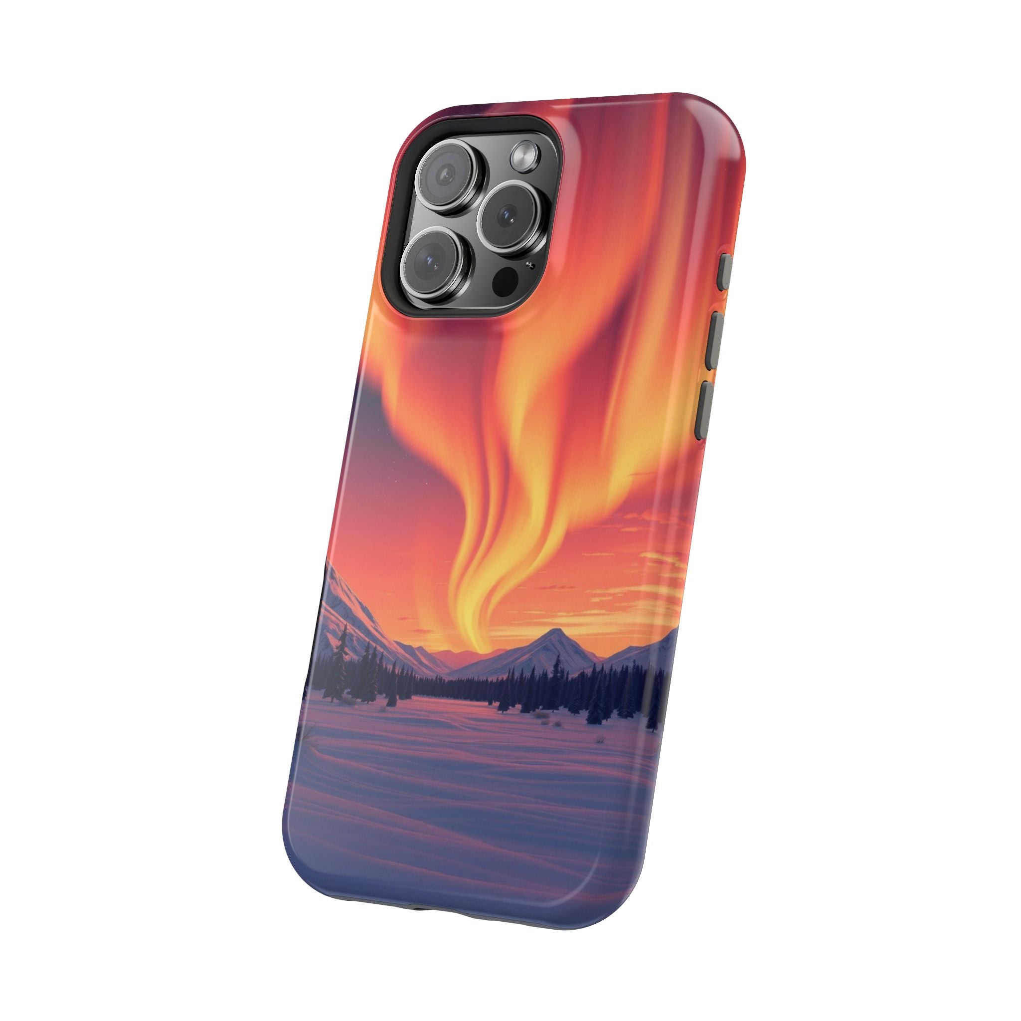 iPhone Sunset Amber And Peach Northern Lights Slim iPhone Everyday · iPhone Case