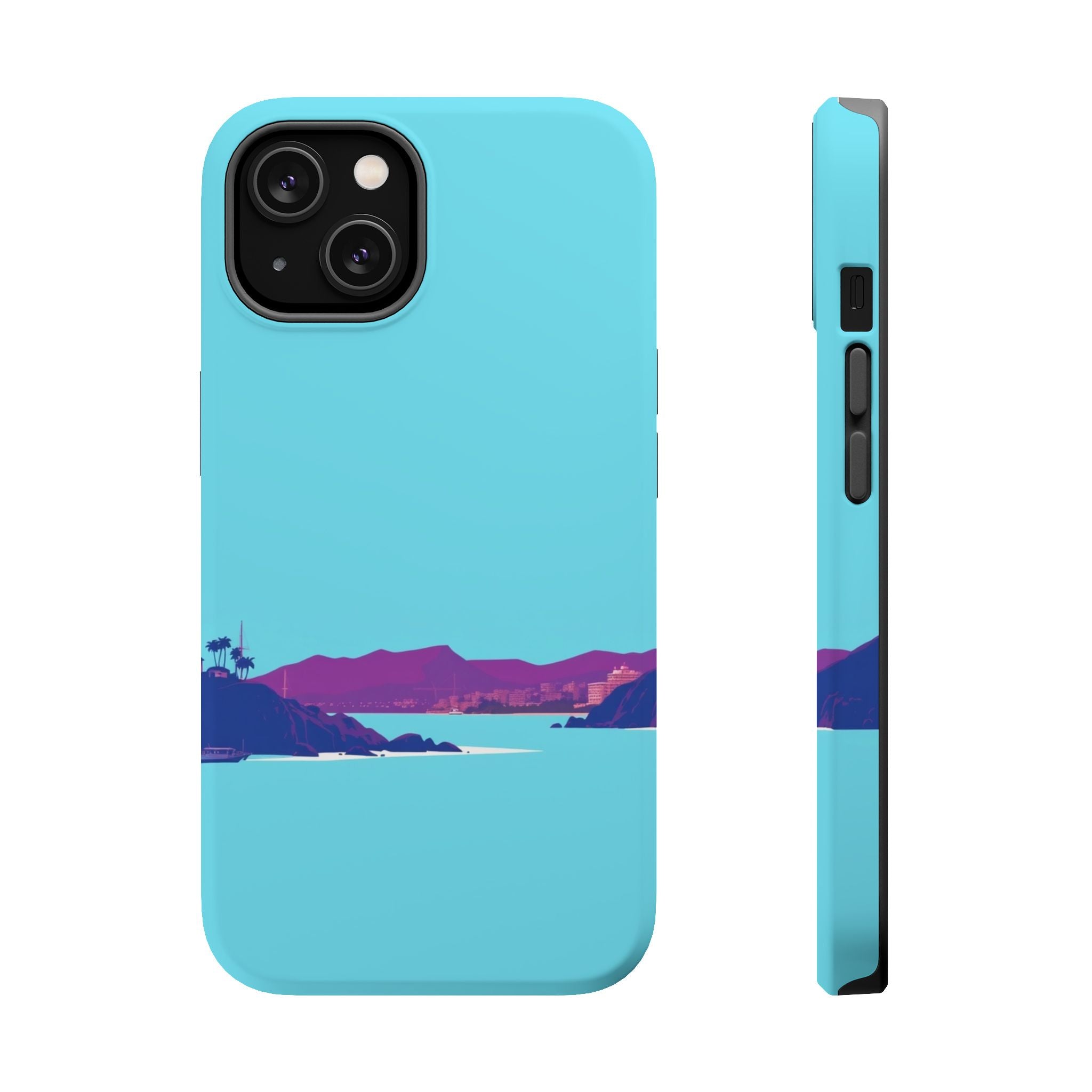iPhone Hibiscus Coast Mystic Art Bold Modern Everyday Snap Case · iPhone Case