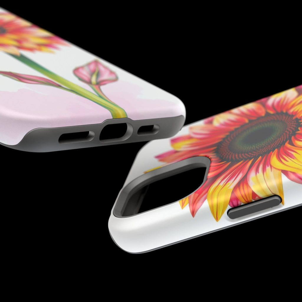 iPhone Sunflower Pop Vibrant Watercolor Slim Snap Case · iPhone Case