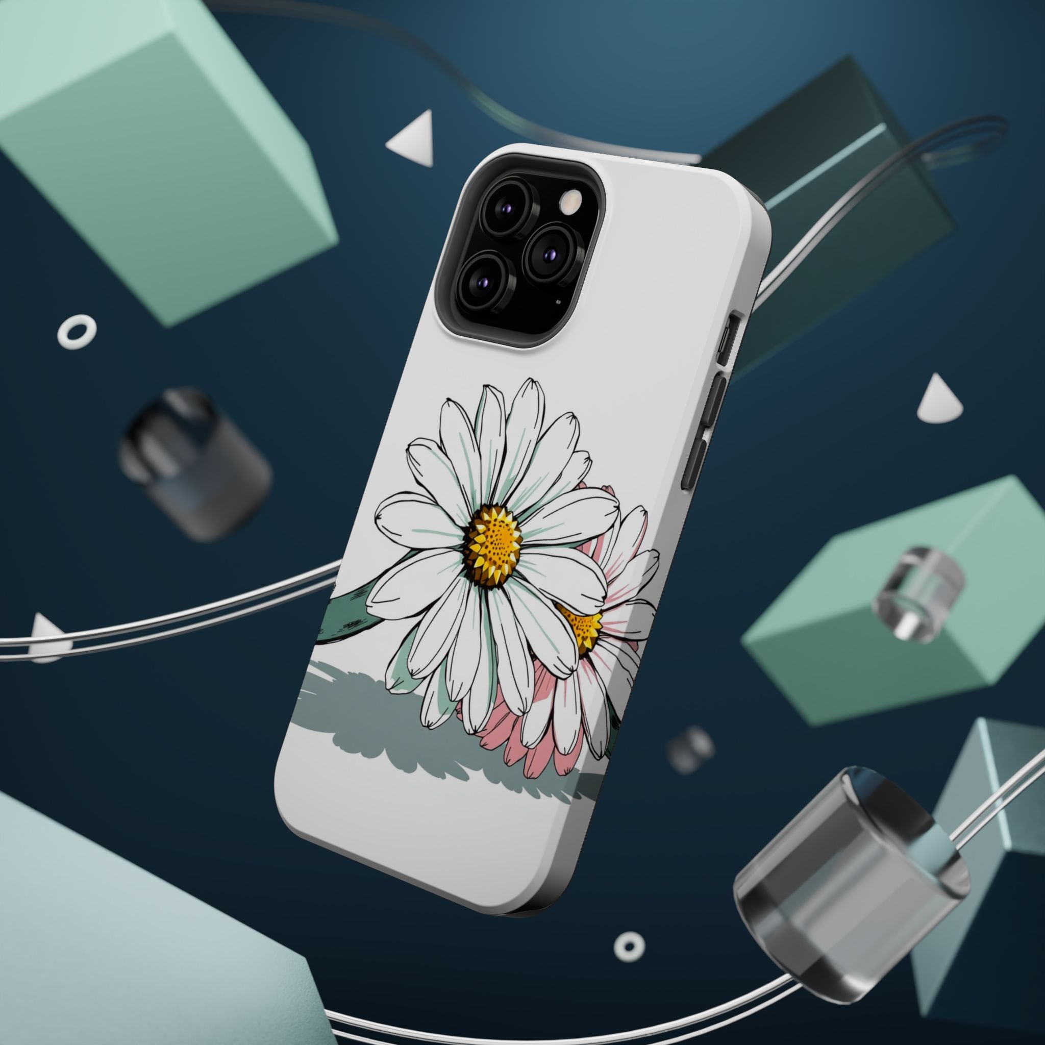 iPhone Daisy Chain Hand-Drawn Sketch Slim Everyday Designer Case · iPhone Case