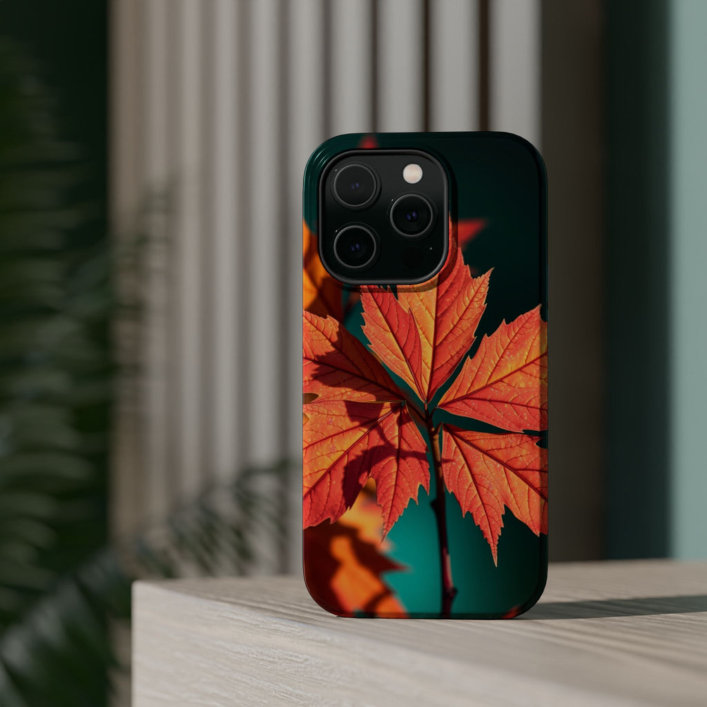 iPhone Autumn Maple Electric Art 15 Slim Everyday Designer Case · iPhone Case