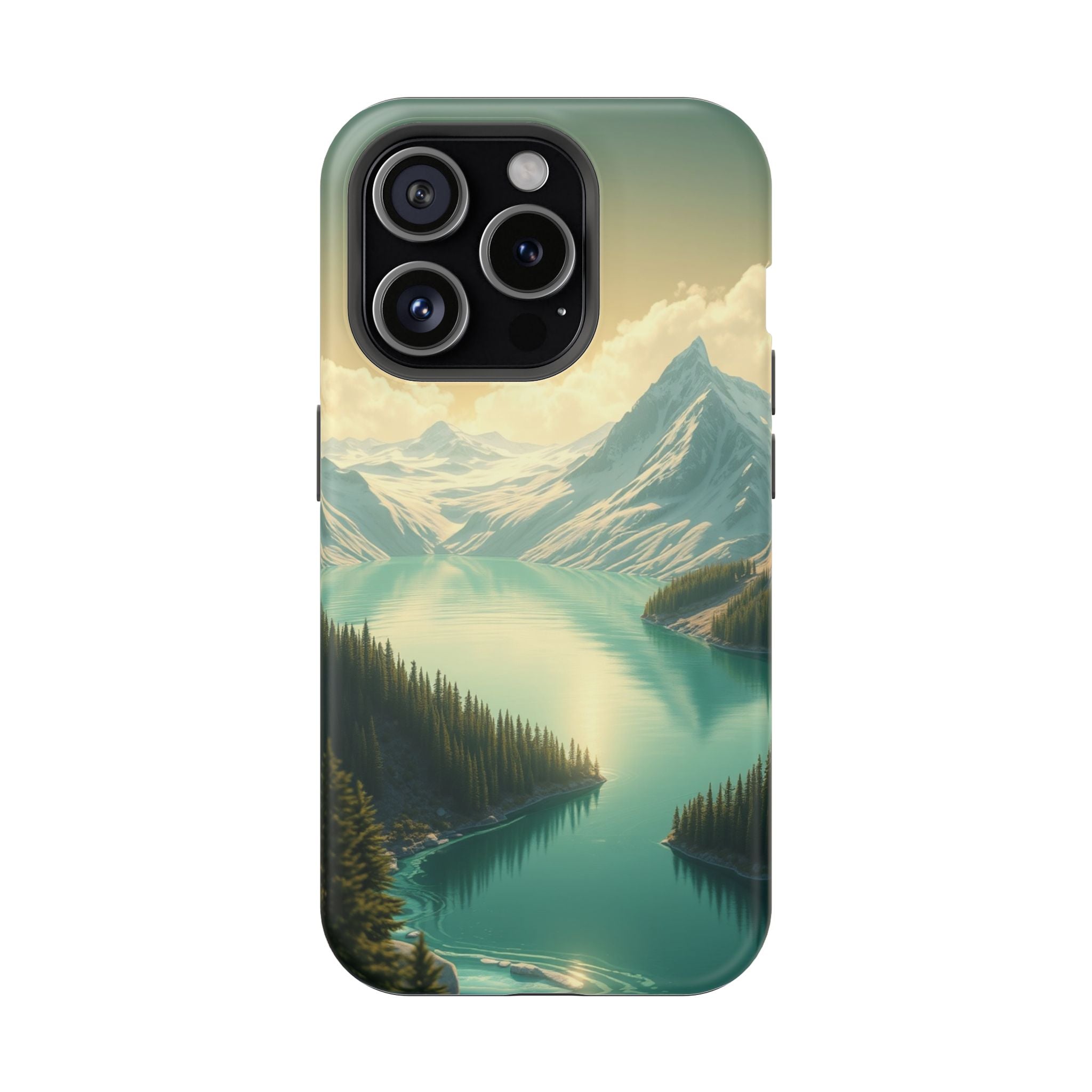 iPhone Glacier Lake Bold Art Slim Everyday Designer Case · iPhone Case