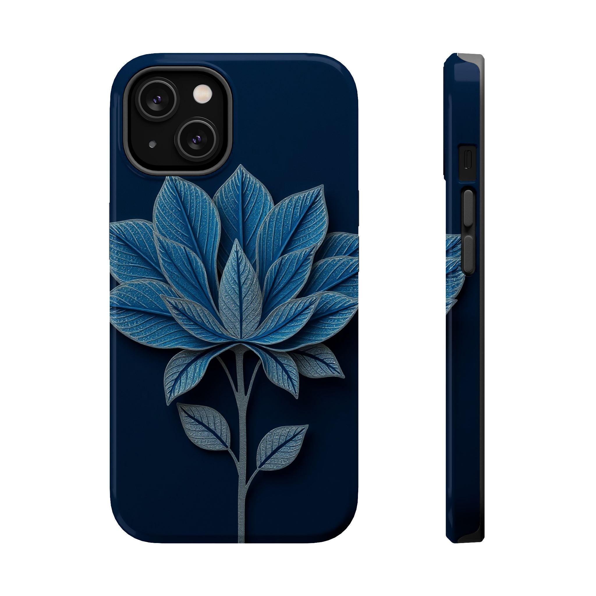 iPhone Night Bloomer Paper Cut Art Bold Modern Everyday Snap Case · iPhone Case