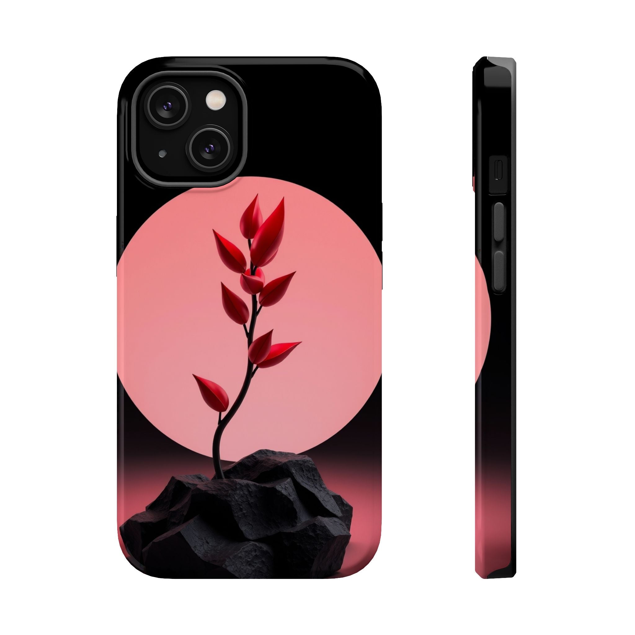 iPhone Serene Minimalist Stem Design Slim Everyday Designer Case · iPhone Case