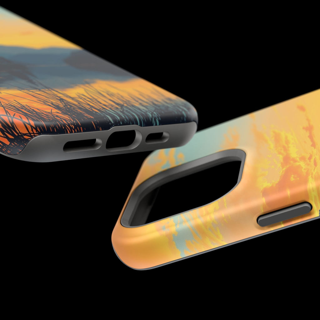 iPhone Lake at Twilight Oil Painting Impressionist iPhone Artistic · iPhone Case