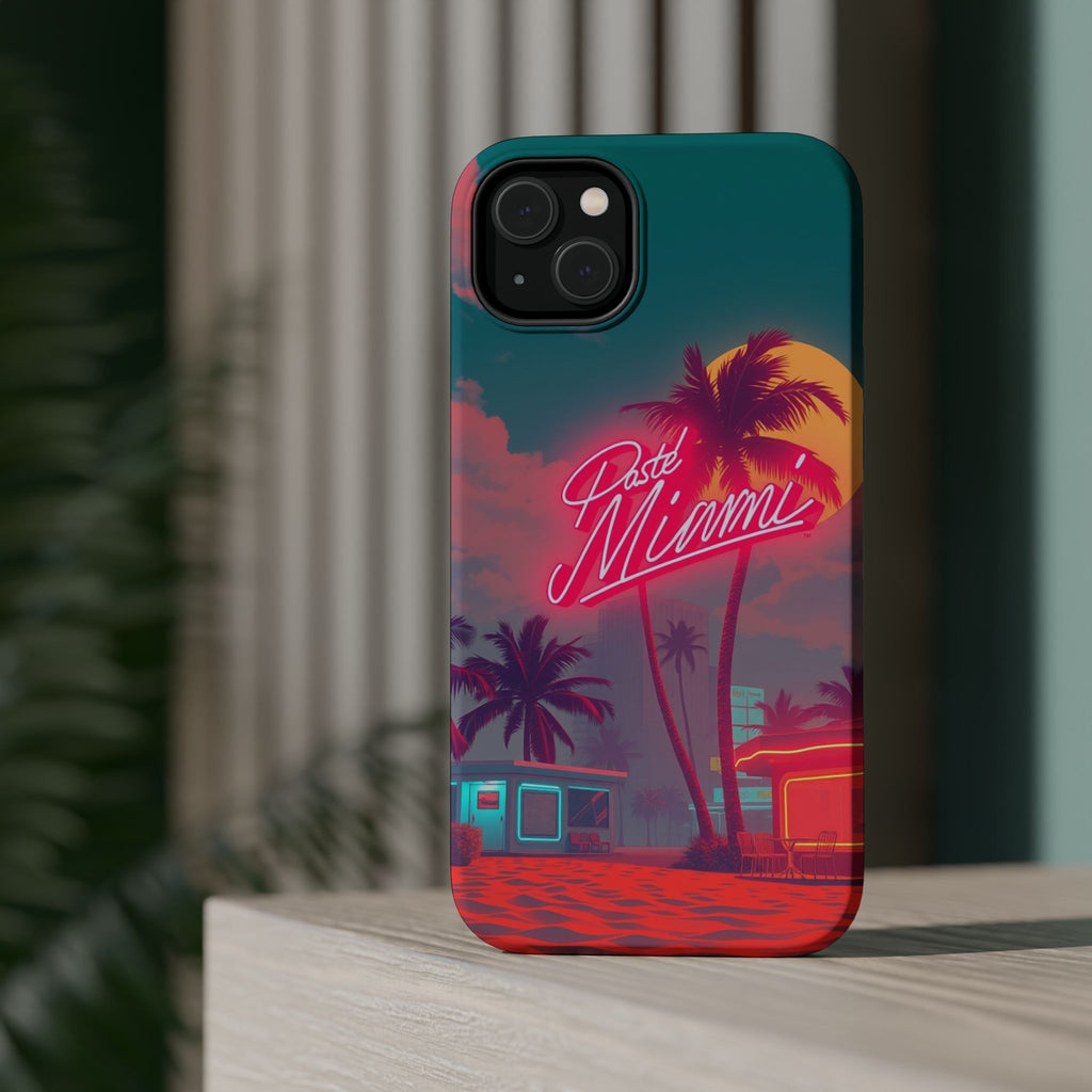 iPhone 1980s Pastel Miami Enchanted Art Slim Everyday Designer Case · iPhone Cas