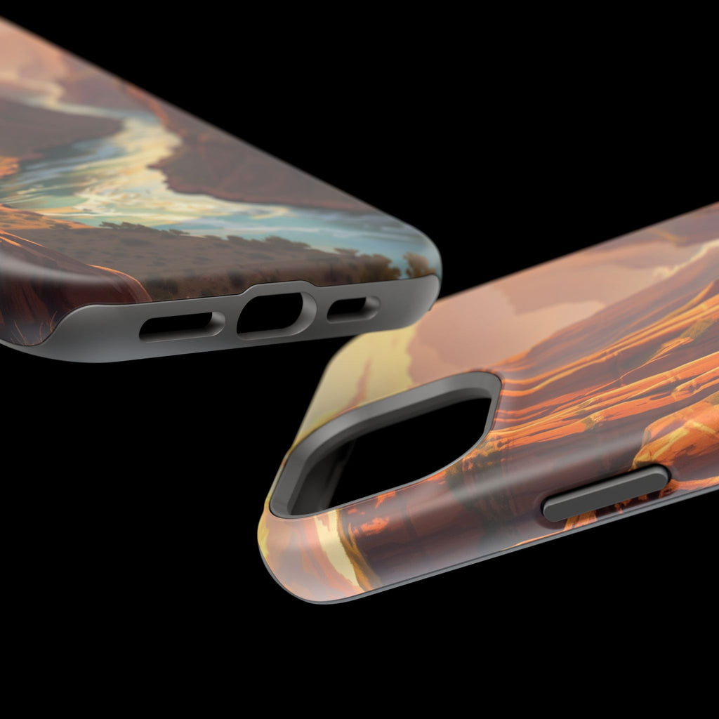 iPhone River Canyon Mystic Art Slim Everyday Designer Case · iPhone Case