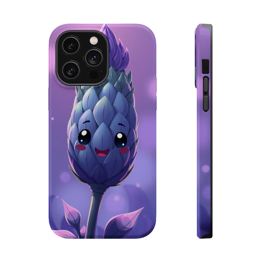iPhone Indigo And Violet Bud Burst Bold Modern Everyday Snap Case · iPhone Case