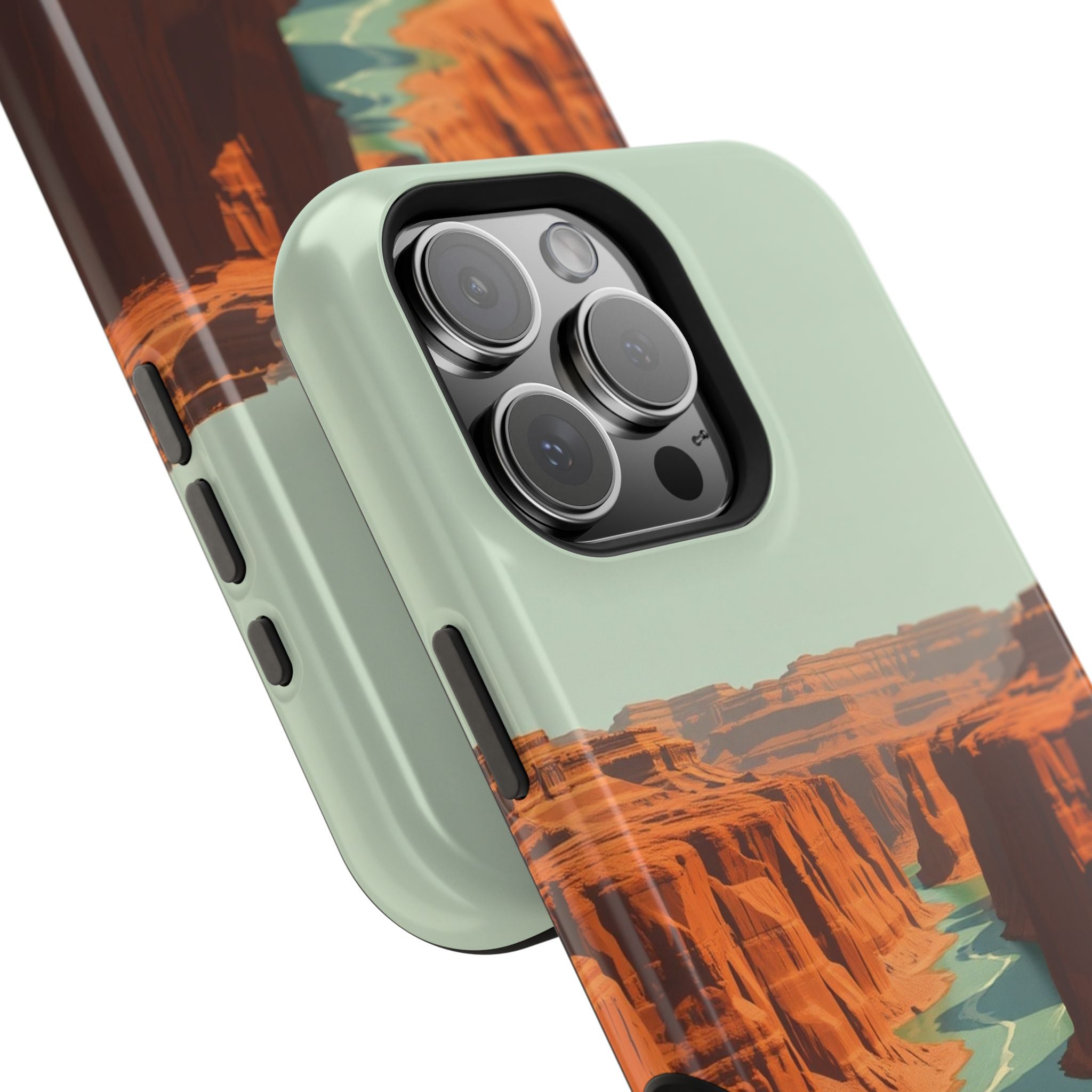 iPhone Burnt Orange And Sand River Canyon Slim iPhone Everyday Designer · iPhone