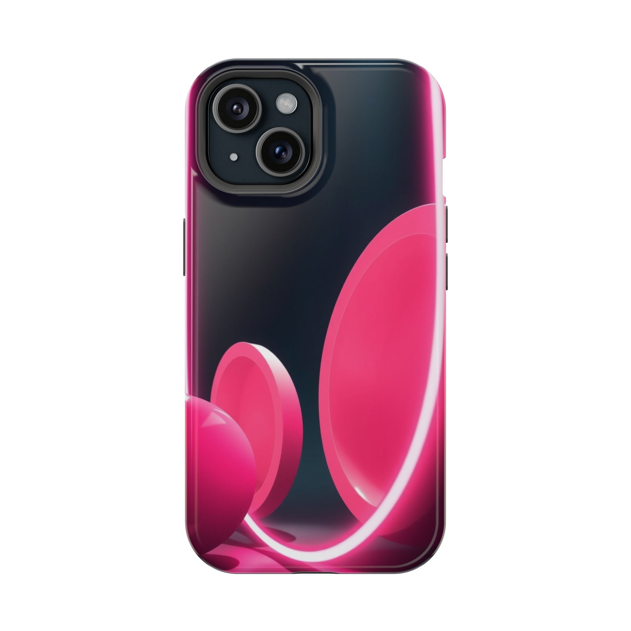 iPhone 1960s Mod Circles Neon Cyberpunk Slim Everyday Designer Case · iPhone Cas