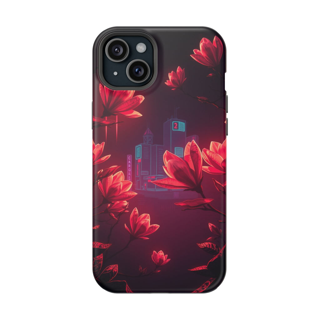 iPhone Charcoal And Copper Magnolia Dream Slim iPhone Everyday Designer · iPhone