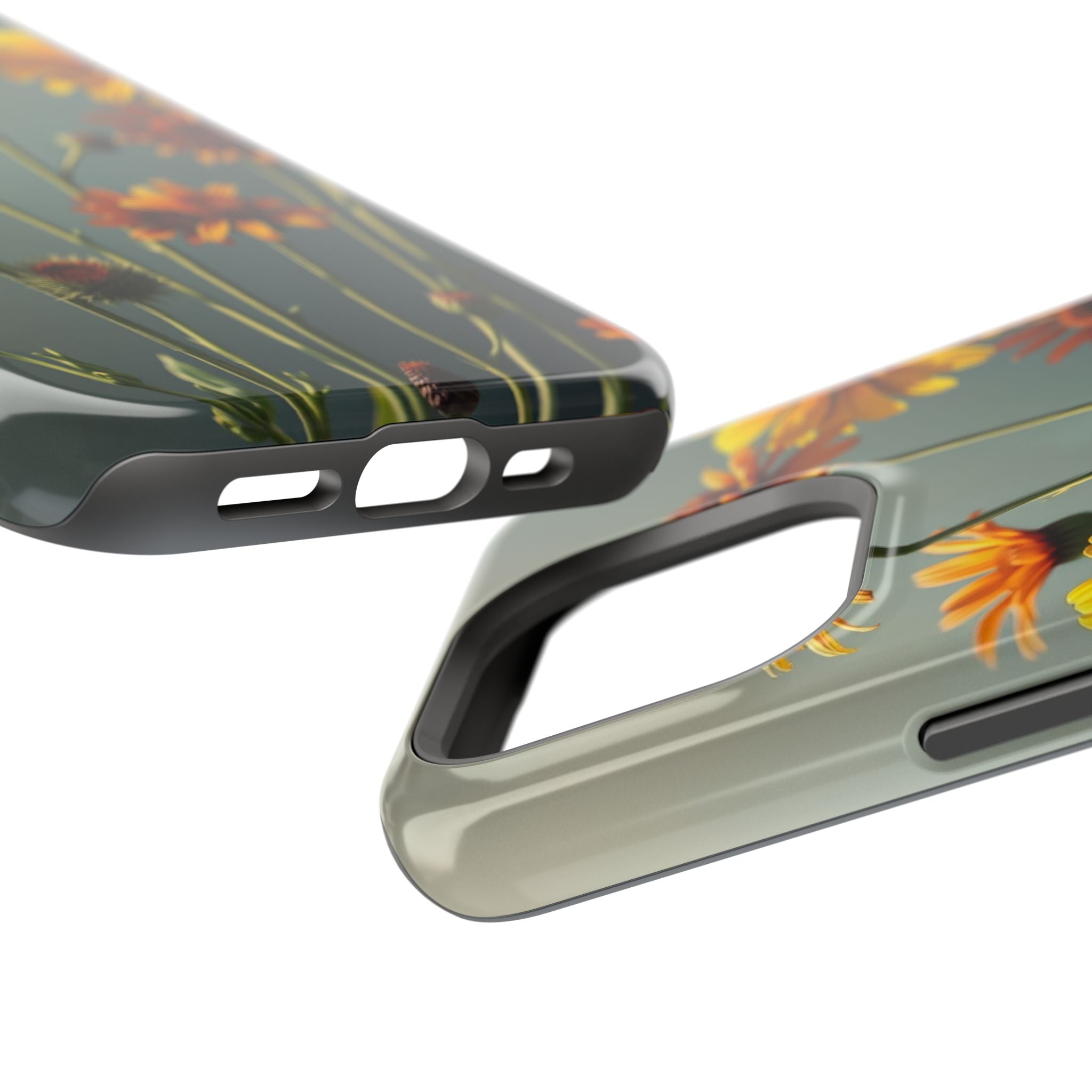 iPhone Mustard And Rust Wildflower Bunch Slim Everyday iPhone Designer · iPhone