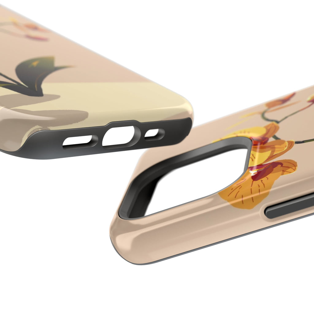 iPhone Orchid Study Pixel Art -Bit Bold Modern Everyday Snap Case · iPhone Case