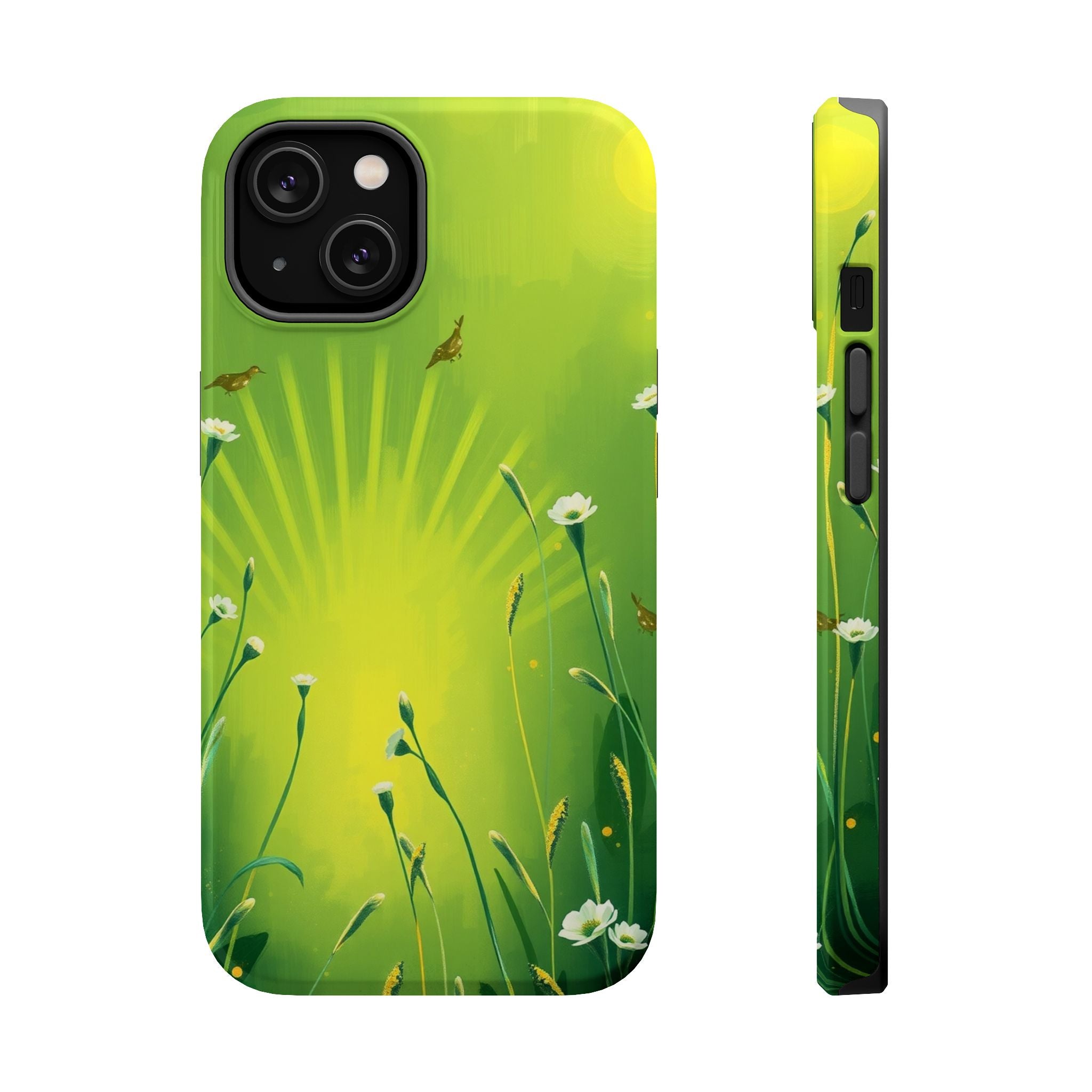 iPhone Spring Meadow Cinematic Art Bold Modern Everyday Snap Case · iPhone Case