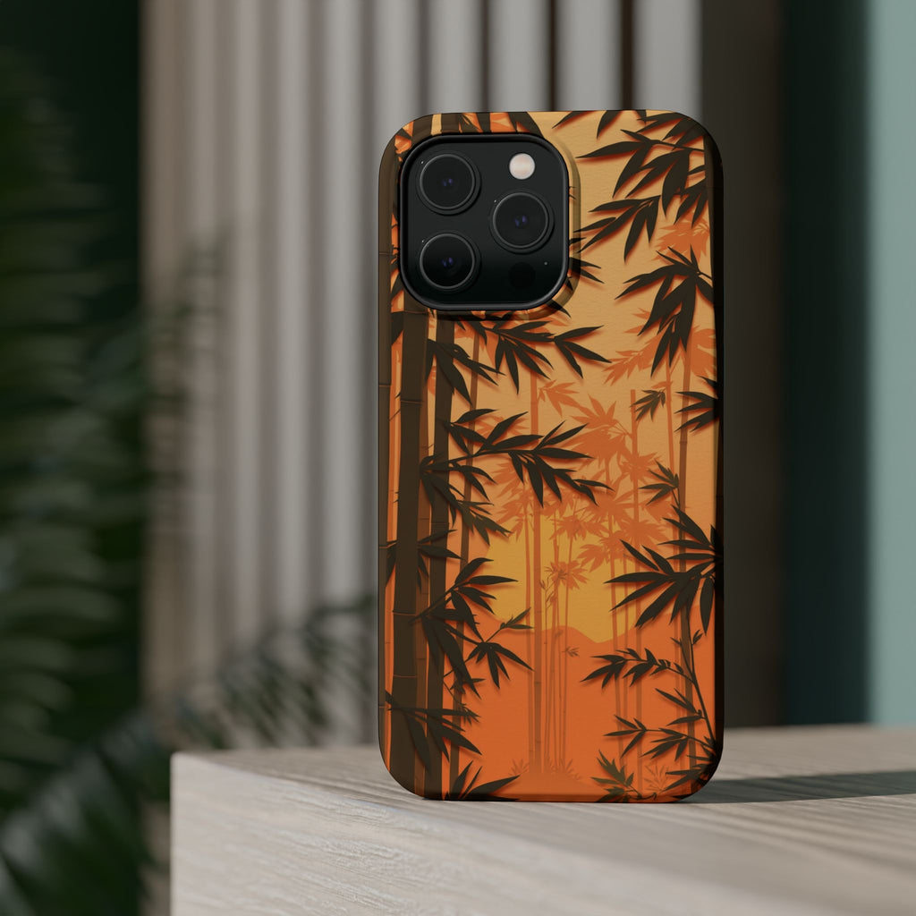iPhone Earthy Bamboo Grove Design 12 Slim Everyday Designer Case · iPhone Case