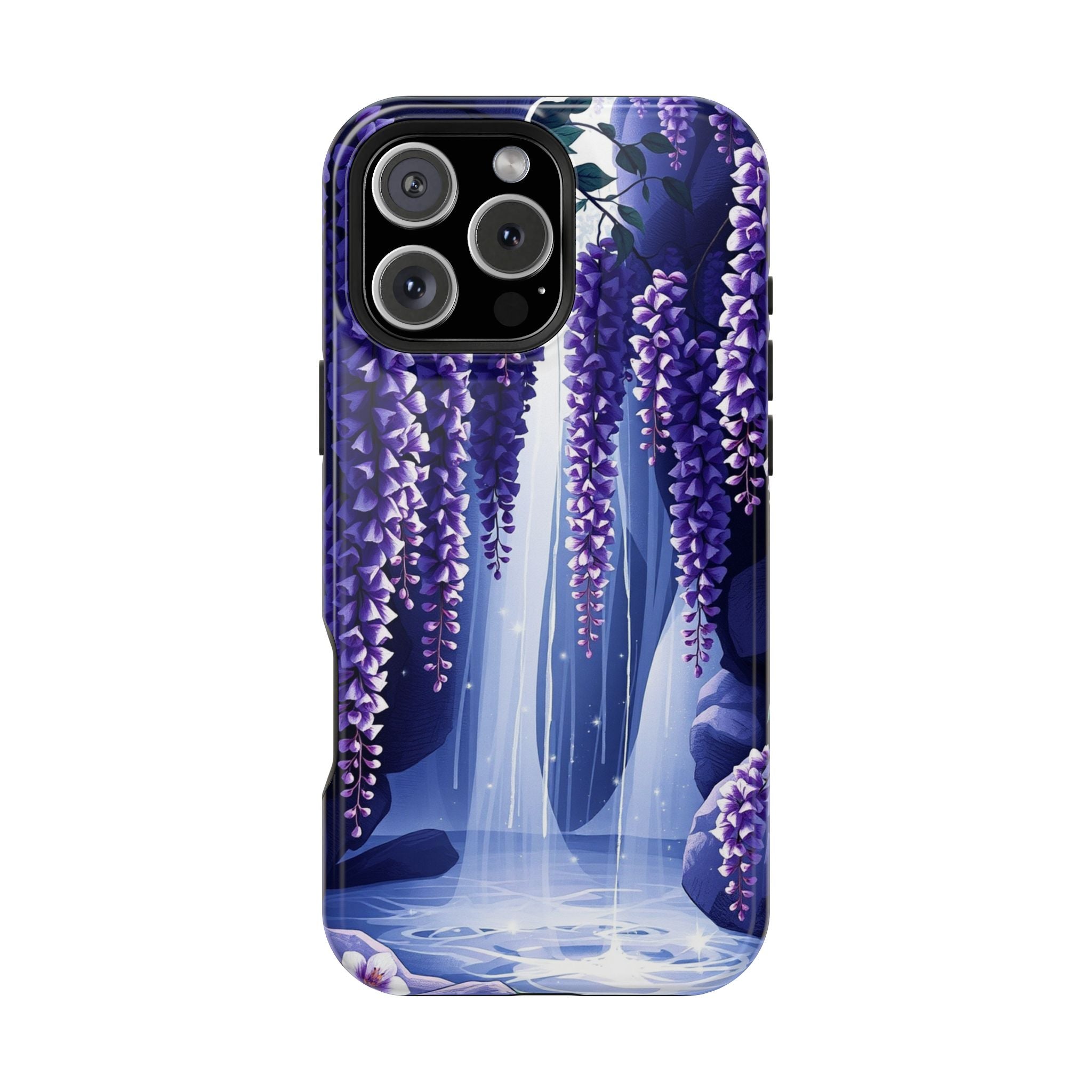 iPhone Wisteria Cascade Serene Design Slim Snap Case Ga · iPhone Case