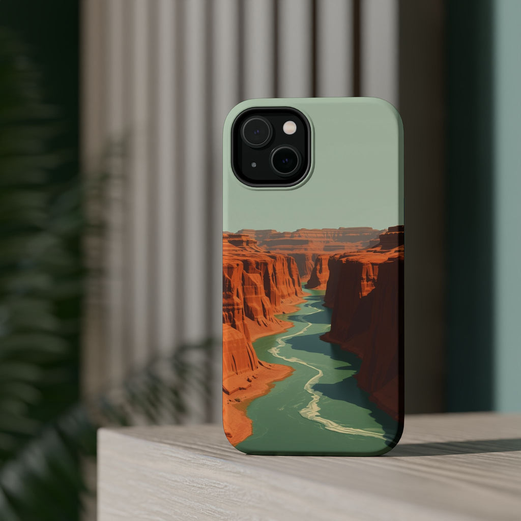 iPhone Burnt Orange And Sand River Canyon Slim iPhone Everyday Designer · iPhone