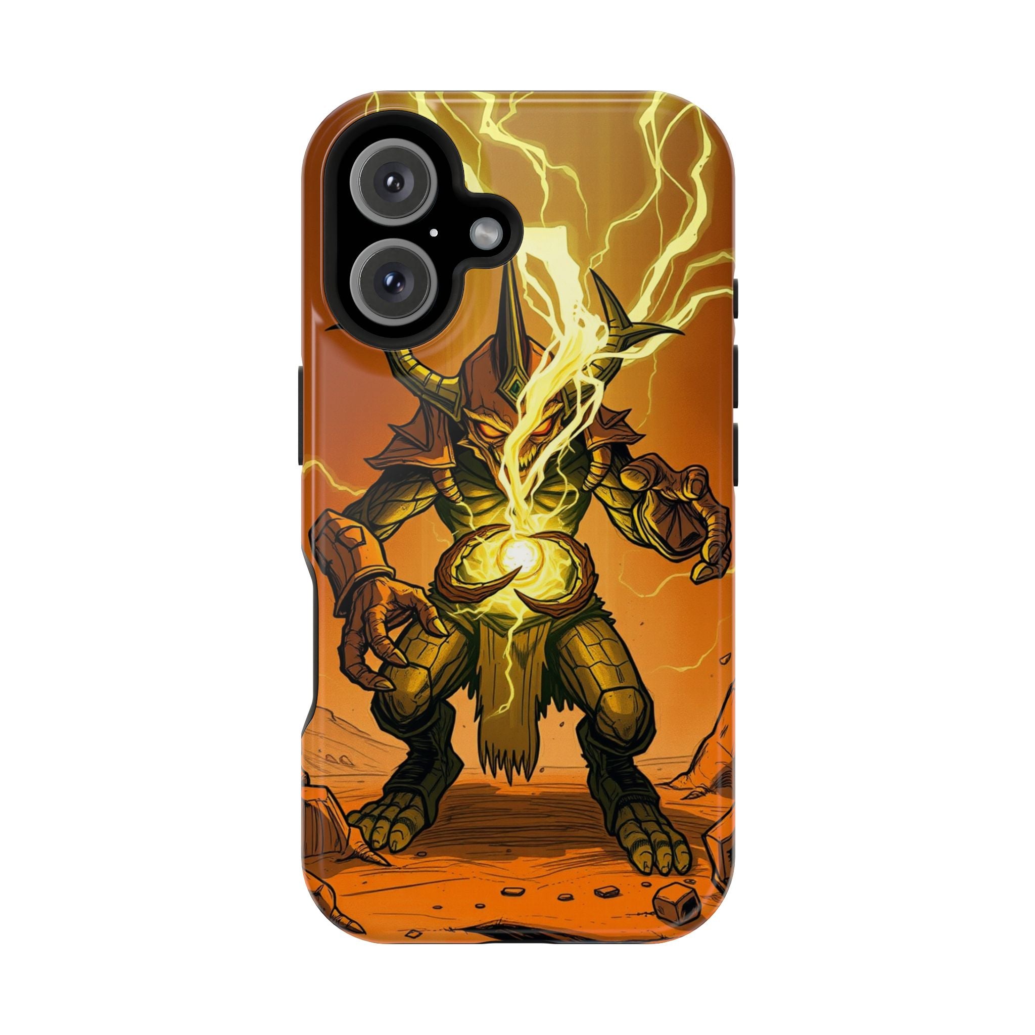 iPhone Burnt Orange And Sand Chaos Goblin Energy Clean Minimal Snap Case · iPhon