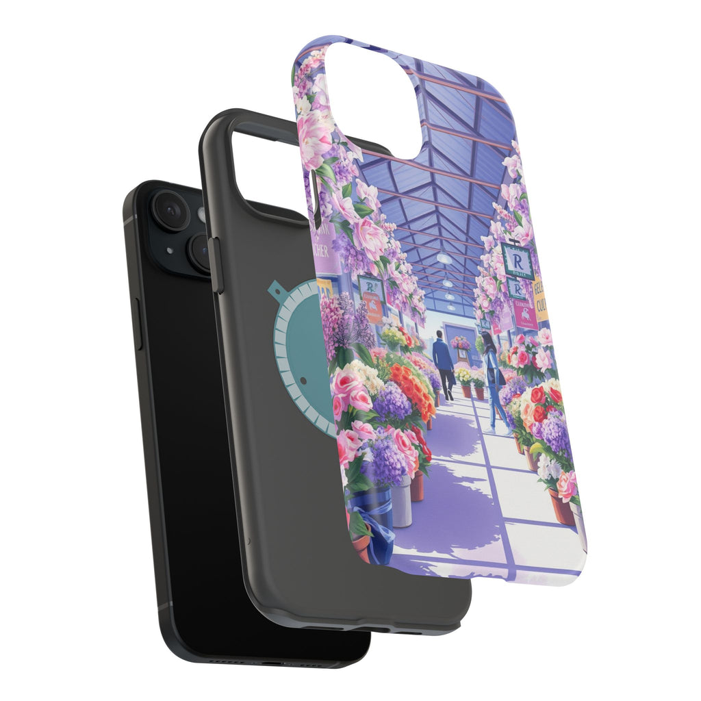iPhone Flower Market Cinematic Art Clean Minimal Snap Cas Slim Snap Case · iPhon