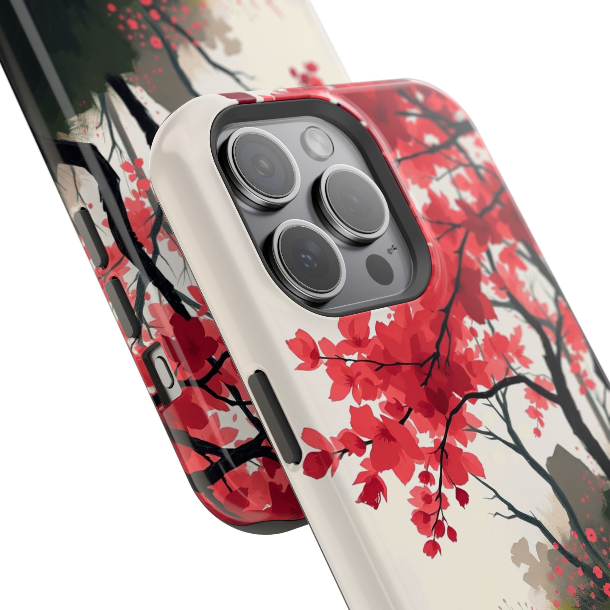 iPhone Blossom Trail Oil Painting Impressionist Soft iPhone Finish · iPhone Case