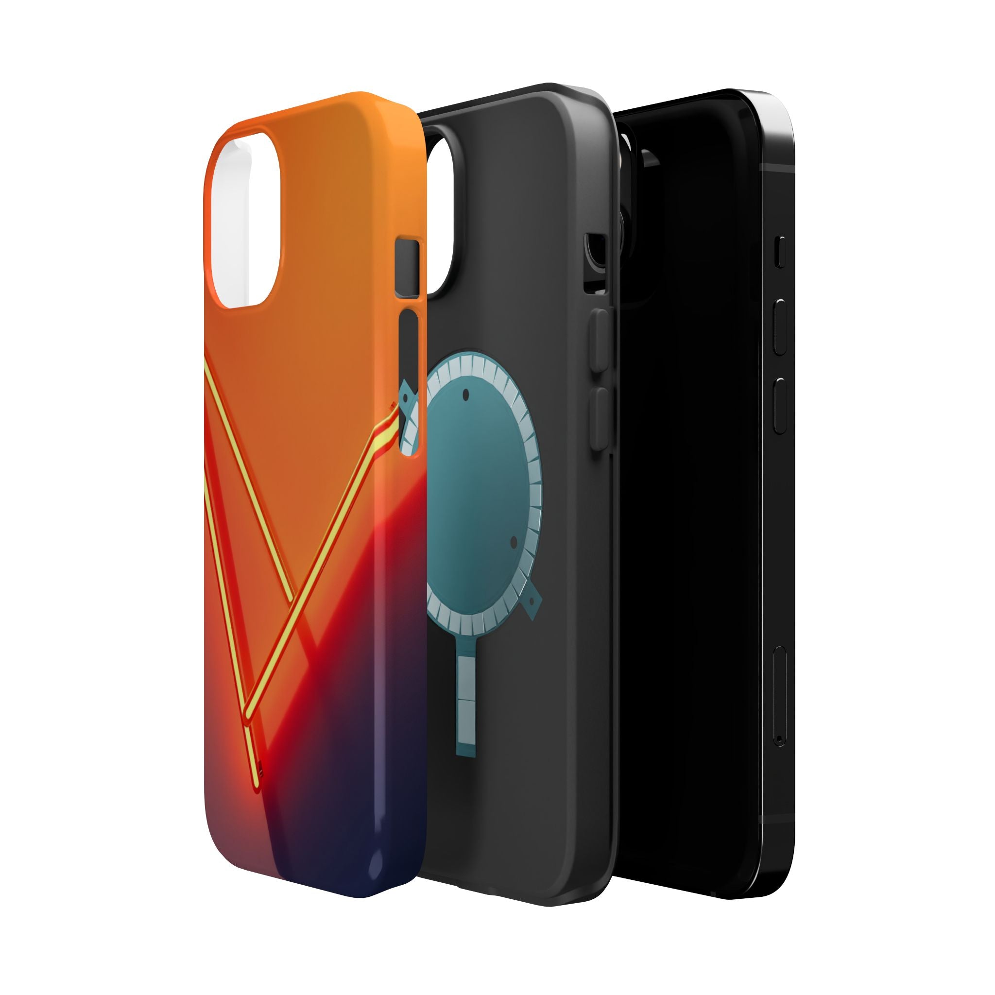 iPhone Neon Geometry Vibrant Watercolor Slim Everyday iPhone Designer · iPhone C