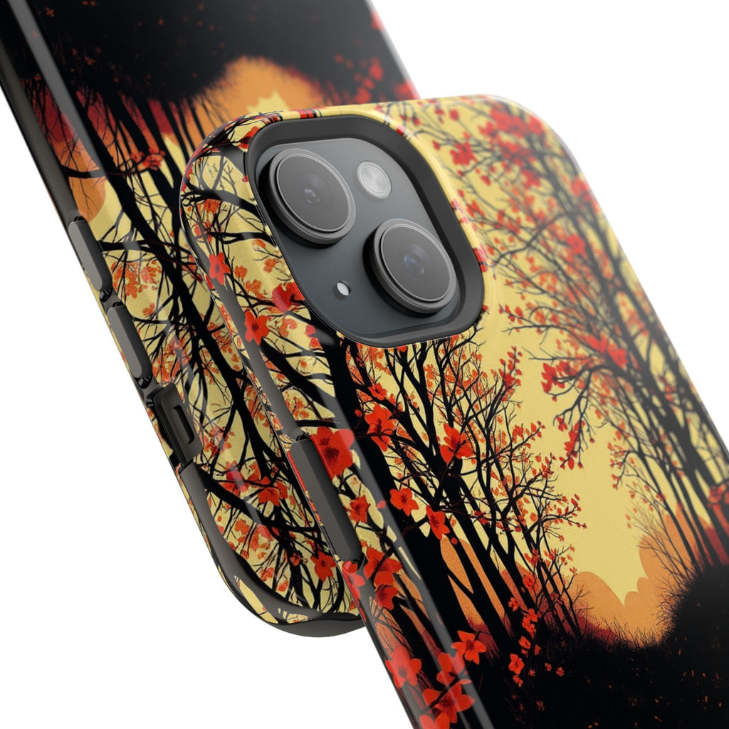 iPhone Dreamy Blossom Trail Design Bold Modern Everyday Snap Case · iPhone Case