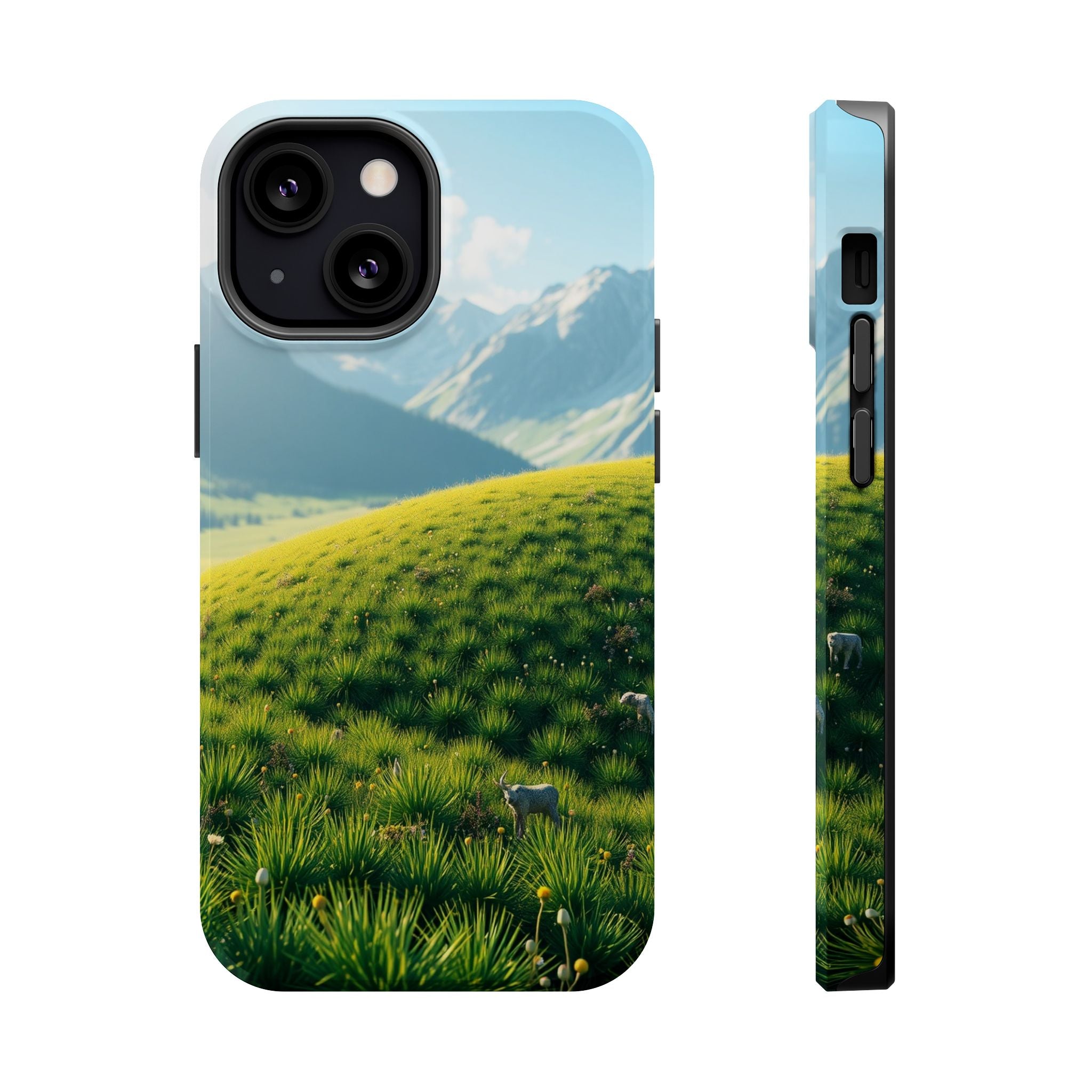 iPhone Vibrant Alpine Meadow Design Slim Everyday Designer Case · iPhone Case