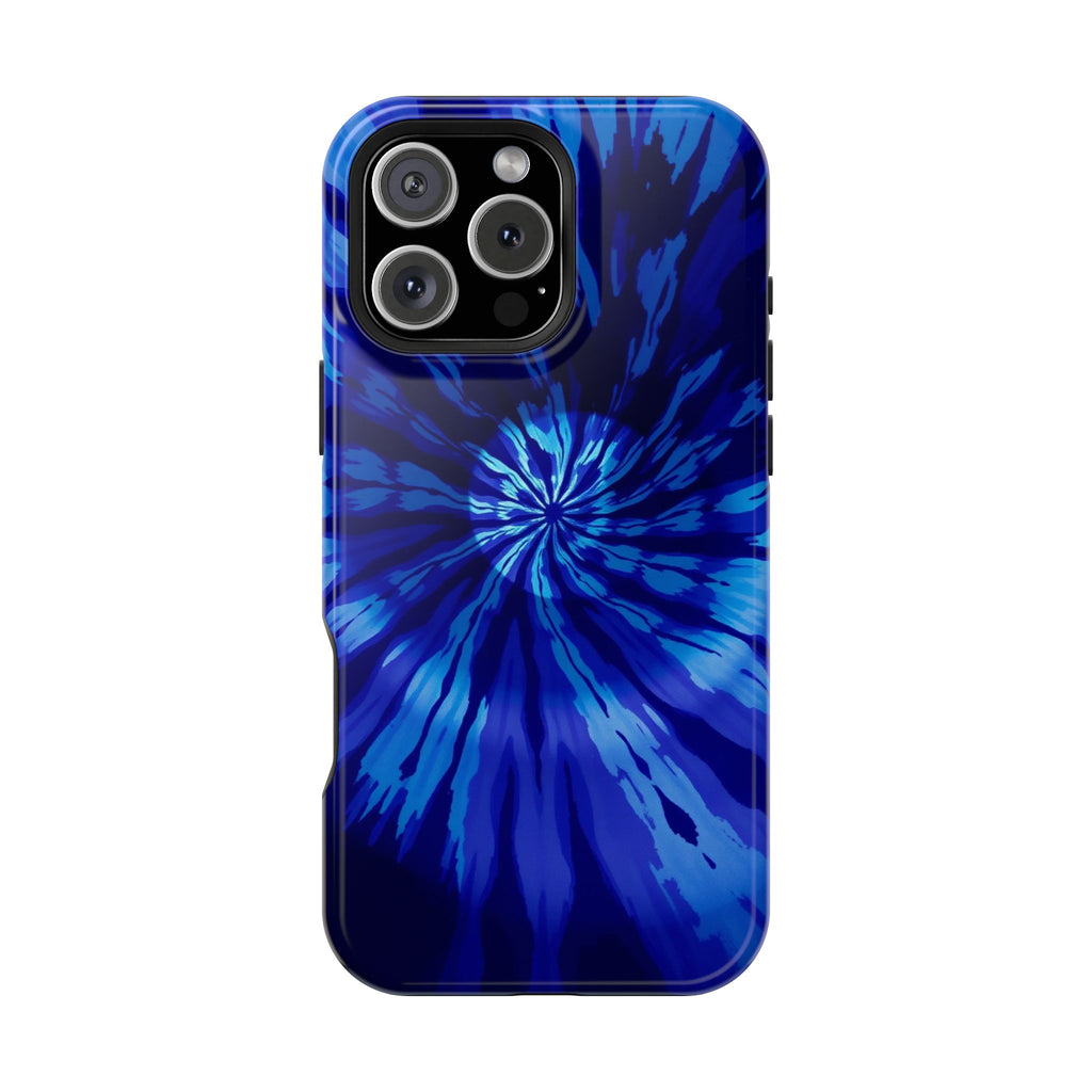 iPhone Tie-Dye Vortex Dark Gothic Ink Slim Everyday Designer Case · iPhone Case