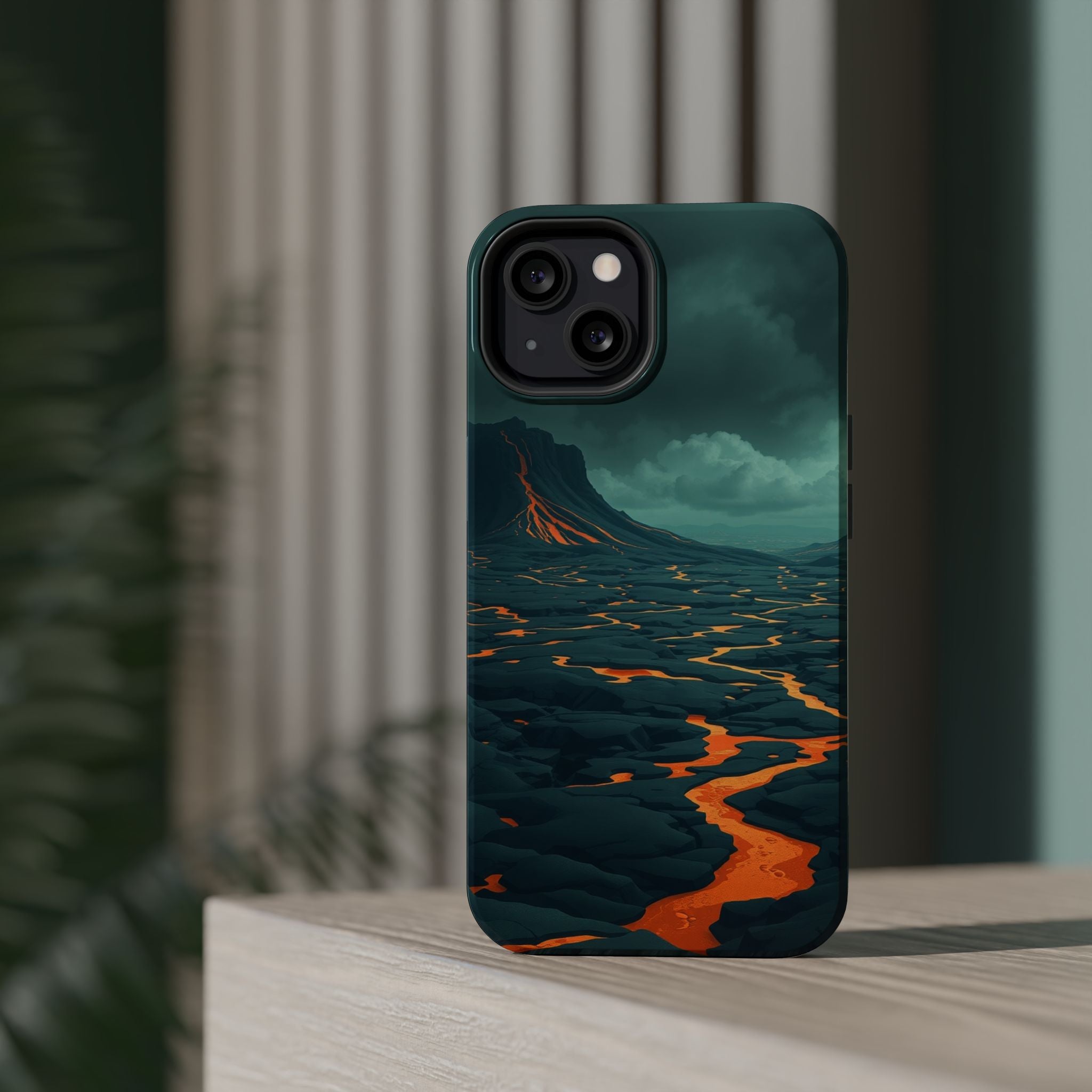 iPhone Radiant Lava Field Design 18 Slim Everyday Designer Case · iPhone Case