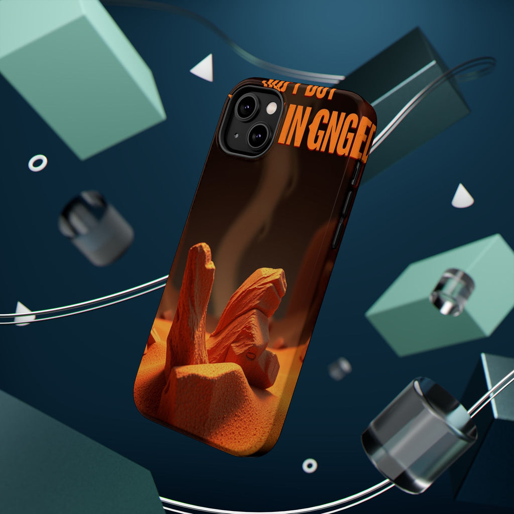 iPhone Earthy Soft but Unhinged Design Slim Everyday Designer Case · iPhone Case